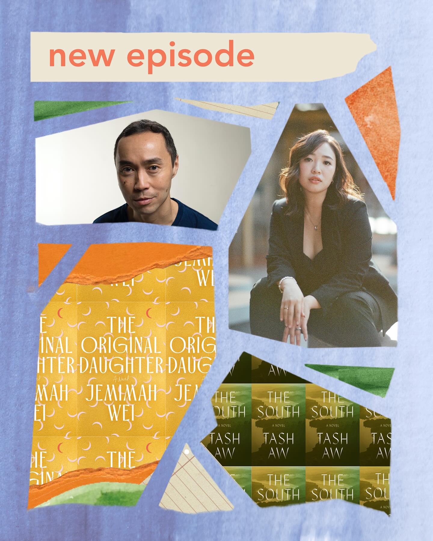 On this episode of Awakeners, Lena speaks with the novelists Tash Aw and Jemimah Wei, who connected when Jemimah took Tash’s fiction master class in Singapore back in 2015. Ten years later, their novels were published within weeks of one another.
“I had never met a working writer from my region,” Jemimah says. “Writers seemed like mythical things to me… so meeting Tash was mind-blowing.”
In the first half of the episode, we discuss why Jemimah stood out to Tash in class, how to make a writing life (especially coming from outside the U.S.), how they revise novels, and what they look for in a literary agent. In the second half of the episode, Jemimah and Tash share excerpts from their new books, and we zoom in on the very themes that structured Tash’s master class 10 years back: time and place.
Listen on Apple, Spotify, or wherever you get your podcasts, and subscribe on our website to get the links delivered straight to your inbox. 🧡