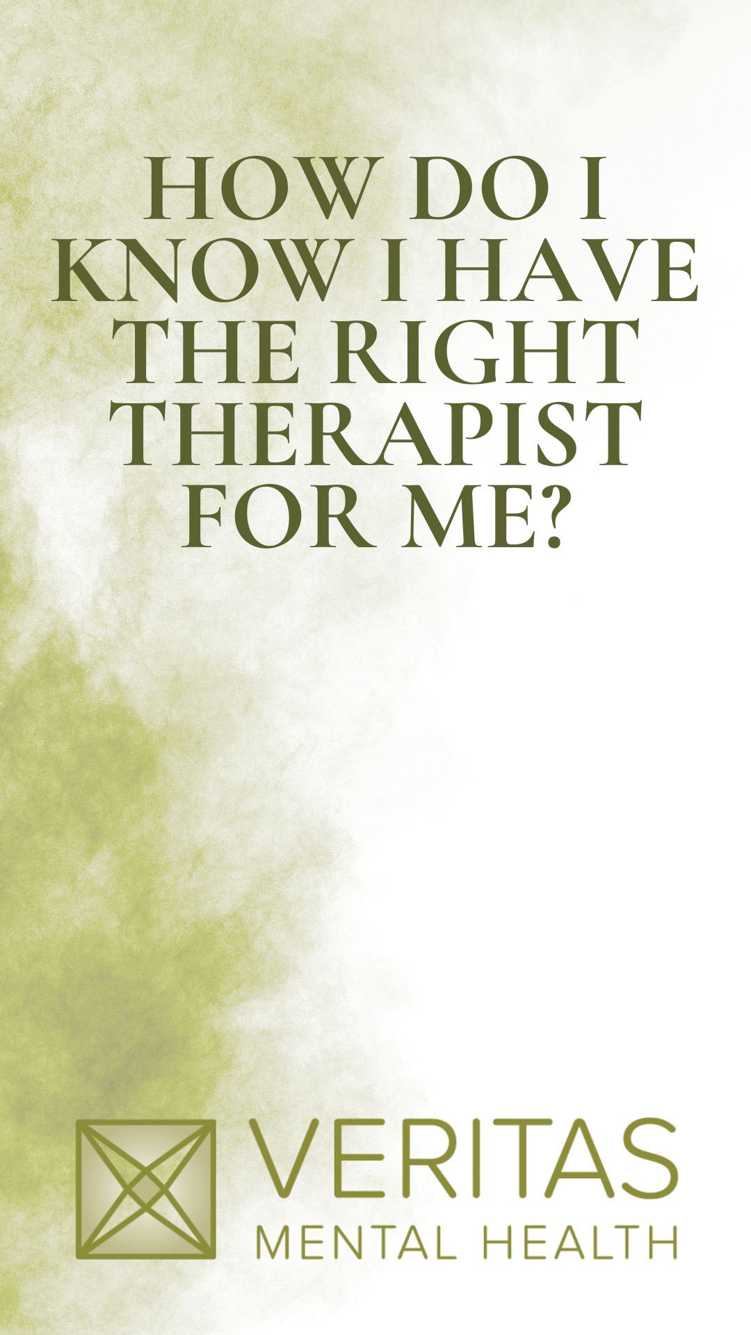 If you’re asking yourself how you can tell if your therapist is a good fit, look no further. A good therapist is not just a rent-a-friend. They are there to help you grow. Do you have any other signs that your therapist is the right fit? Let us know in the comments!
#veritasmentalhealth #healingthroughconnection #normalizementalhealth #utahcounty #mentalhealthmatters #morethanadiagnosis #lcsw