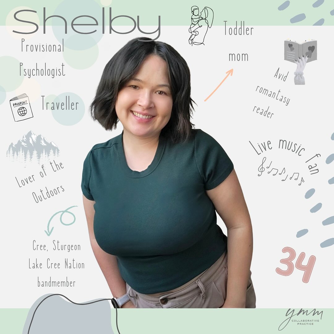 Learn more about Shelby and book in here: https://ymmcollaborativepractice.janeapp.com/#/staff_member/12
Find us at: www.ymmcollaborativepractice.com
#YMMCollaborativePractice #ymm #YMMMentalHealth #adulttherapy #individual #youth #provisionalpsychologist
#families #therapists #childandyouth #traumatherapy #albertatherapists #mentalhealth #ymmtherapy #counselling
#childandyouth #familytherapy