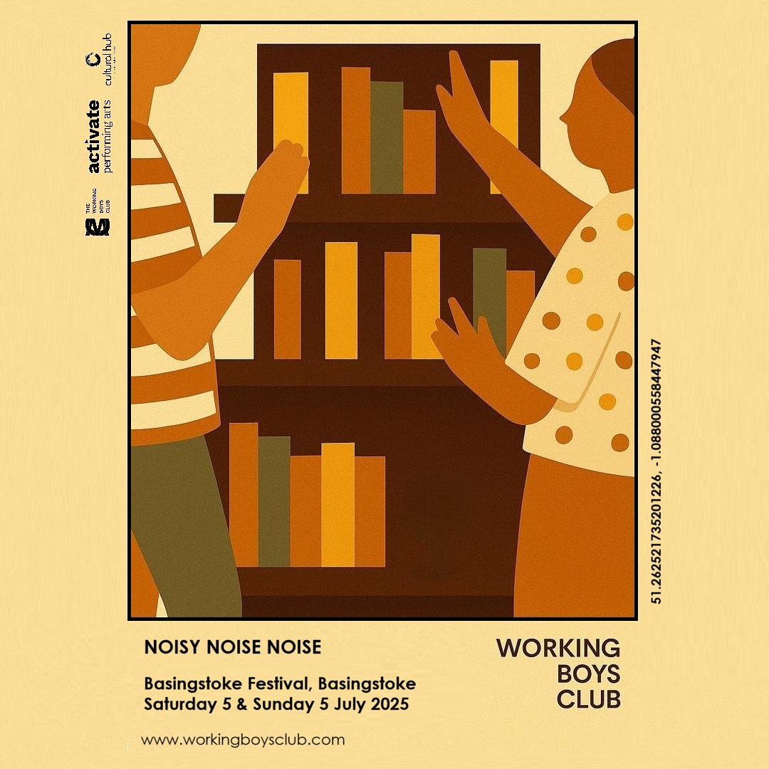 What a week! Thank you Glastonbury for having both Serving Sounds and Noisy Noise Noise in the Theatre and Circus fields.
There’s no time to rest though as Noisy is heading to Basingstoke Festival this weekend. It’s one of our favourites so do come and say hi.
We’ll be on Winchester Street on Saturday 5 July between 10am & 1pm and 2pm & 5pm.
then on Sunday 6 July we’ll be Out and About, heading to Mulfords Hill in Tadley, open between 11am & 1pm and 2pm & 4pm.