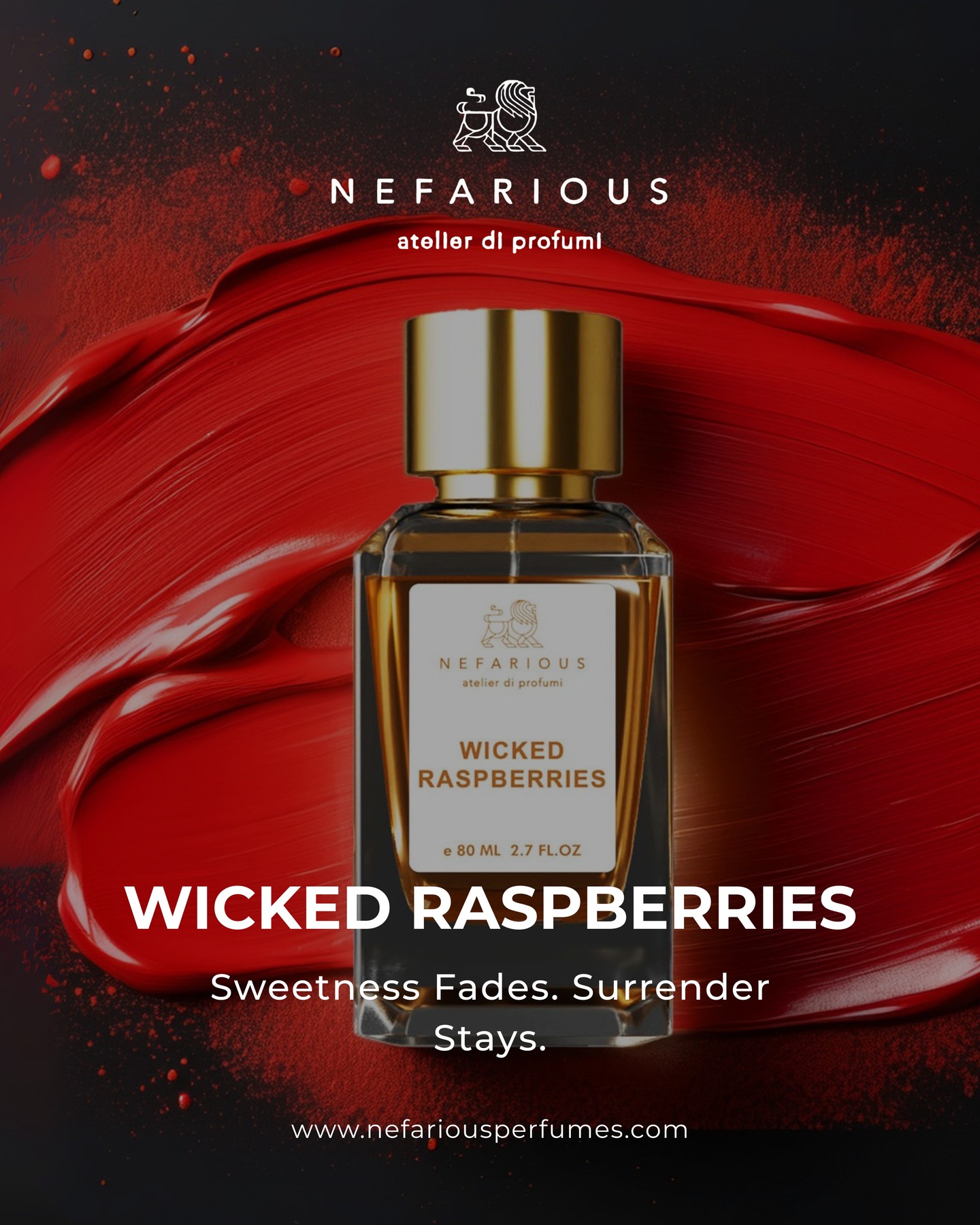 Don't be deceived by the sweetness. That's just the beginning.
With Wicked Raspberries, the initial burst of sweetness fades to reveal a deep, lasting surrender. This is a fragrance for those who know that true allure is complex, passionate, and unforgettable.
Ready to surrender? Discover the temptation at www.nefariousperfumes.com
#NefariousPerfumes #WickedRaspberries #SweetnessFades #Surrender #SeductiveScent #FruityNotSweet #DateNightFragrance #BoldAndBeautiful