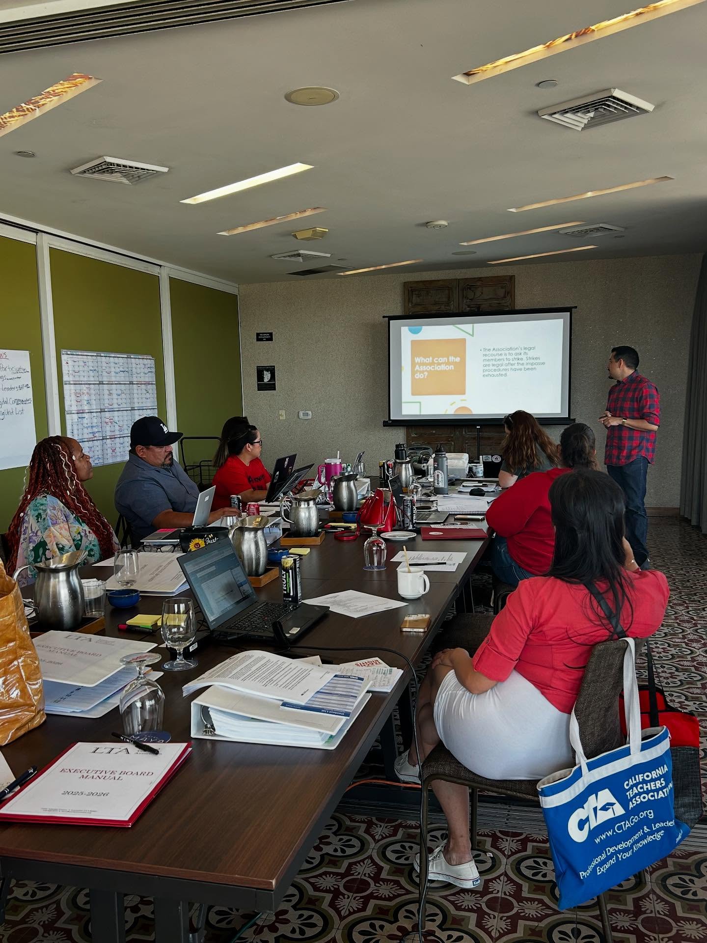 Day 2 of LTA Executive Board retreat! Learning from our CTA Rep Angel M, what we can do as an association to benefit our LTA members. #wecantwait #wearecta