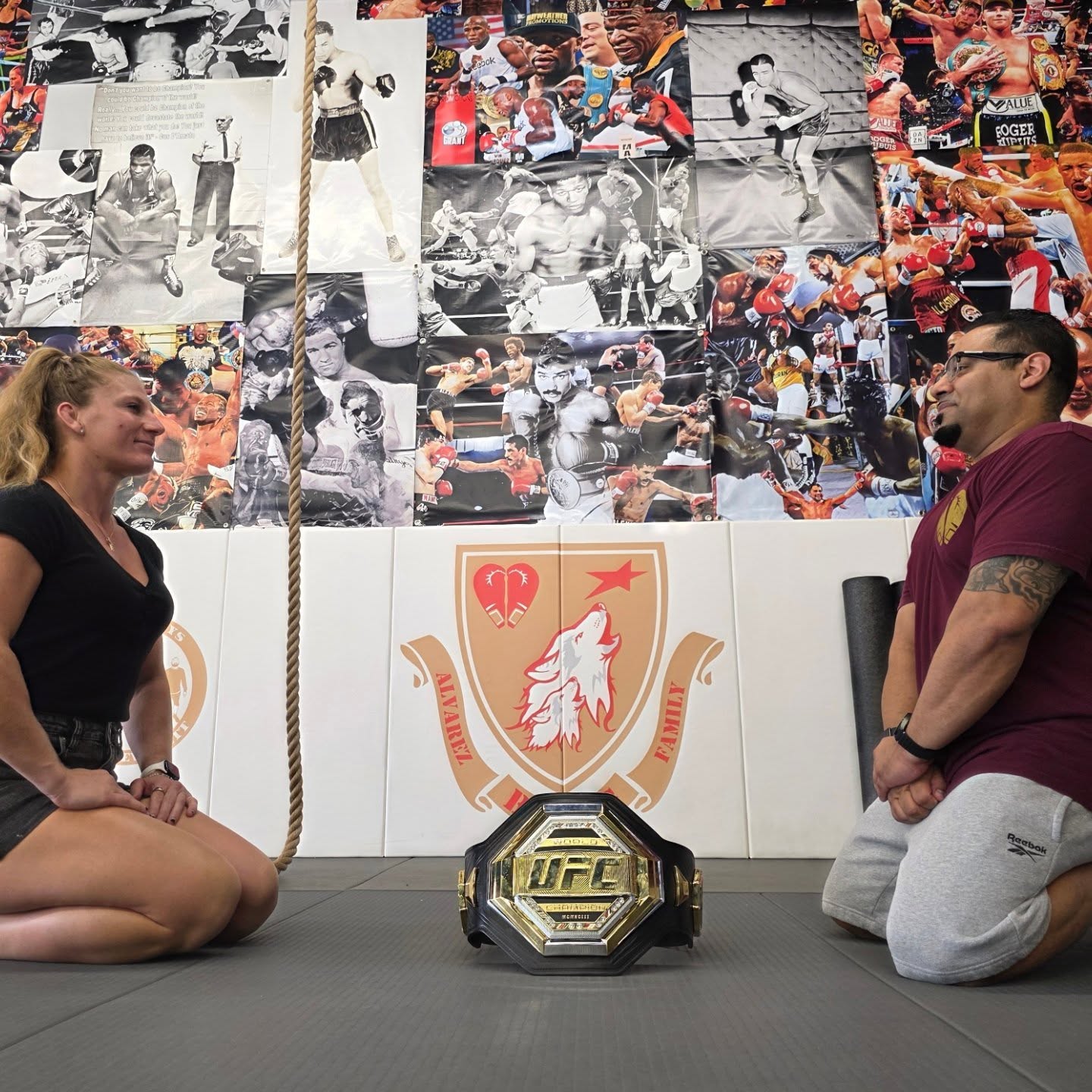 No words.... 🦄✨️🌌#blessed #champion #kaylaharrison #UFC #familia