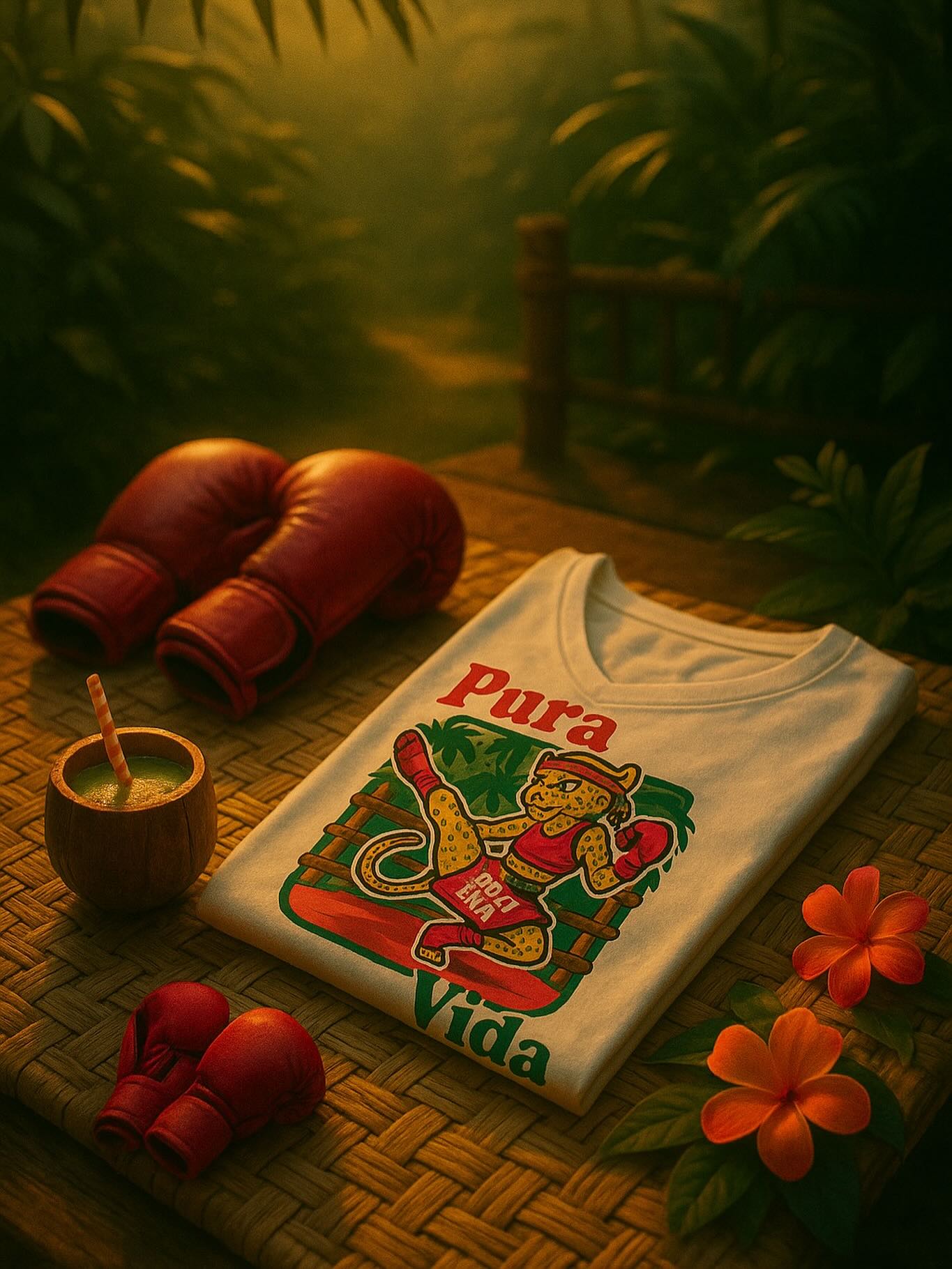 No gym. Just jungle.
No noise. Just breath.
Discipline doesn’t start in the ring,
It starts here, in the stillness before the strike.
Jaya Thai trains with the tide, fights with the sun, and rests only when the jungle does.
Power, wrapped in grace.
Focus, wrapped in fabric.
🥊 Channel your inner fighter, gear up at RebelTideCostaRica.com
#JayaThai #RebelTideVibes #JungleDiscipline #TideBorn #TrainWildLiveFree #PuraVidaUnfiltered #RebelWithBalance