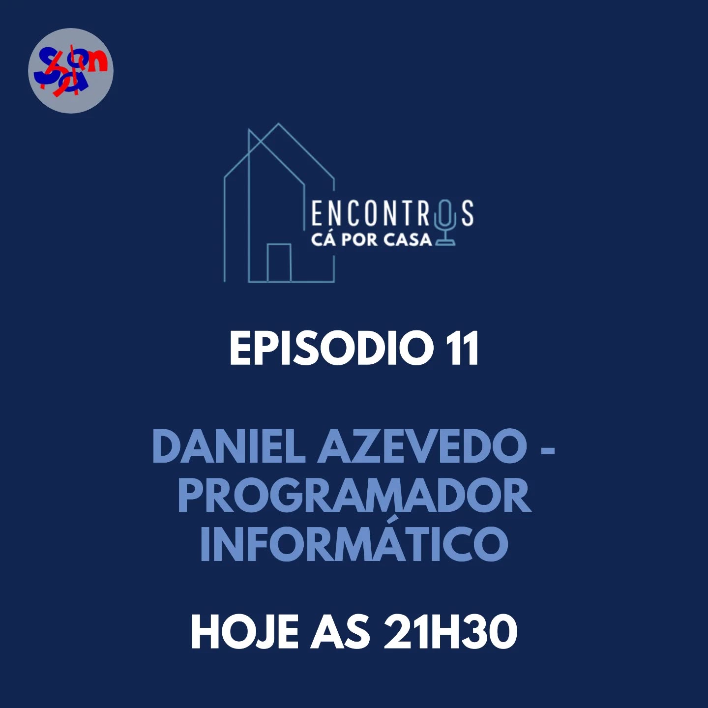✨ **O décimo primeiro episódio do podcast "Encontros cá por casa" está no ar hoje, às 21h30!** ✨
No episódio de hoje, o nosso convidado é
Daniel Azevedo, 35 anos, natural de Vila Verde e fez EI Janeiro de 2007. Pertenceu ao SP de Vila Verde vários anos, foi animador do SP de Codeceda e Penascais e integrou a organização de várias atividades do MEJSh.
Não perca! 🔔 **Sintonize às 21h30** e clique no link da bio para ouvir a conversa!
#EncontrosCáPorCasa #Podcast #Fé #Shalom #MEJSH