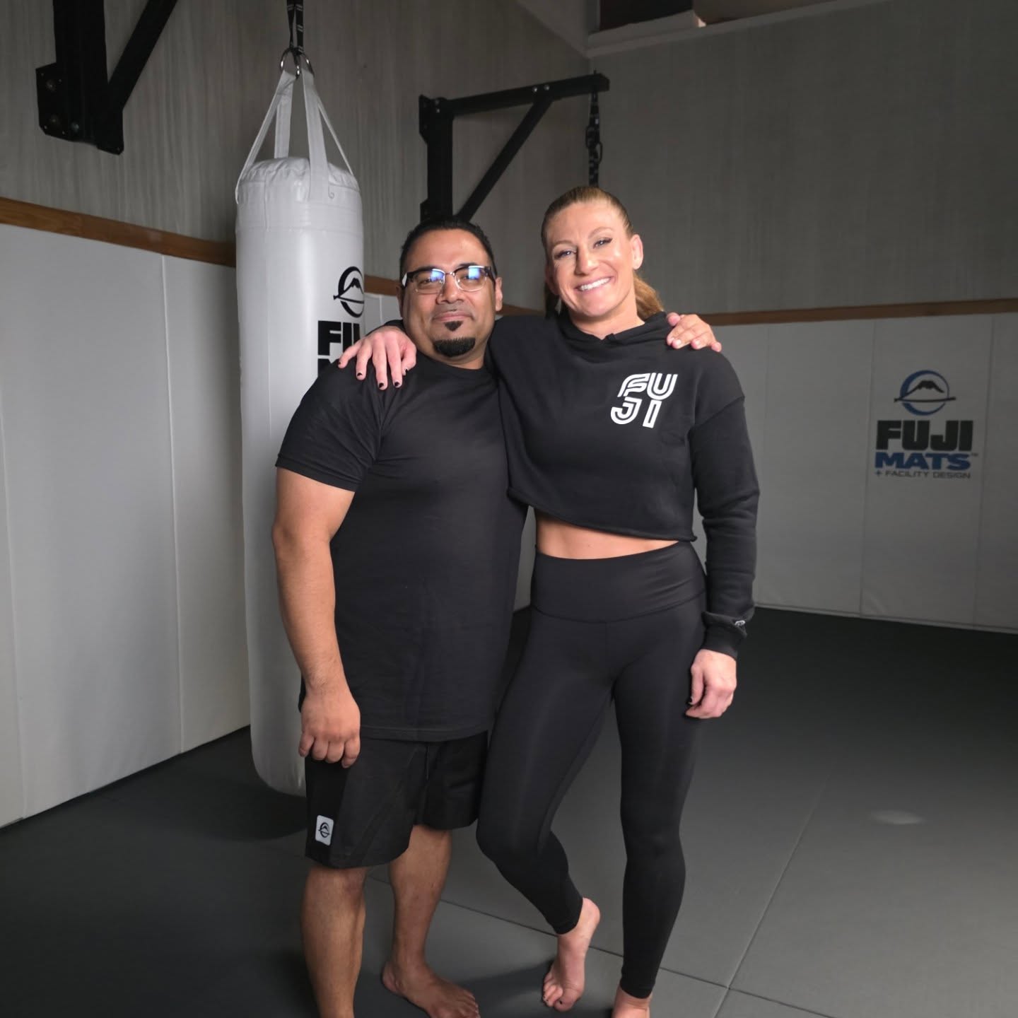 The Champ is home! What a lucky life we have! Blessed to witness greatness! New Fuji ad coming soon! #blessed #boxing #mmastriking #discipline #champion #fujimats #kaylaharrison #UFC #stayhumble