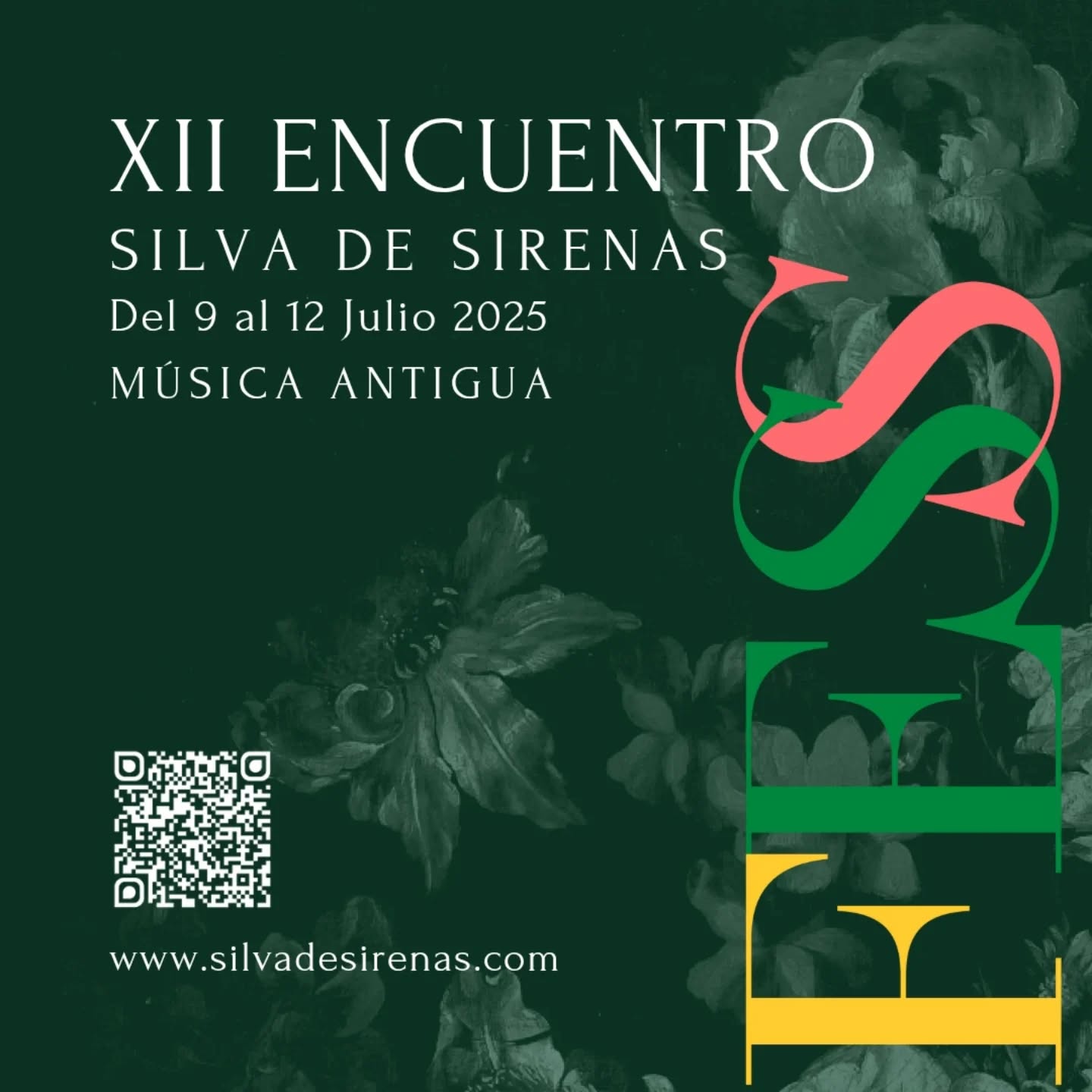 ¡Aún quedan plazas para el Encuentro de este año!
Si eres amante de la #MúsicaAntigua y te gusta cantar y tocar en grupo no lo dudes y apúntate. Te estamos esperando.
Y como siempre con taller de #danzahistórica, conferencias y concierto final 🙂
Del 9 al 12 de julio.
Concierto final 13 de julio.
Todo la info en www.silvadesirenas.com
📨 fess@silvadesirenas.com
🎶🎶🎶
________
#SilvaDeSirenas #UnEspacioParaElArte #FESSMadrid @diego_clave @rodrigo_guerrero_elorza
@laurafalcalde @mariabarajasv
@beamezua
@jaime_puentee