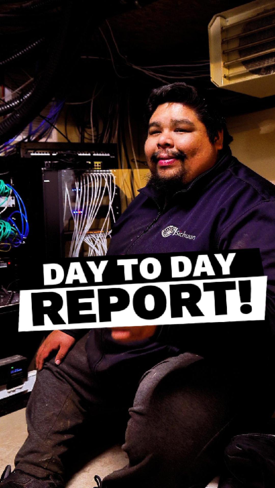 Behind the scenes with Sichuun! 📞 – keeping the phone lines running at the Innu Hotel during our daily service runs. Just another day making sure the connection stays strong!