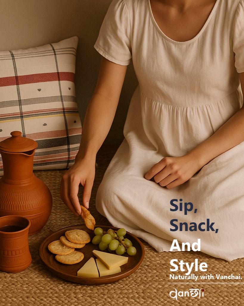 ✨ Evenings made beautiful with handcrafted terracotta and cozy cushions from Vanchai. Sip, snack, and unwind in earthy elegance.
🛒 Shop the look now at vanchai.in
#vanchai #handcraftedwithlove #terracottavibes #sustainableliving #shopvanchai #simplehomestyle #eveningvibes #shoplocal #madeinindia