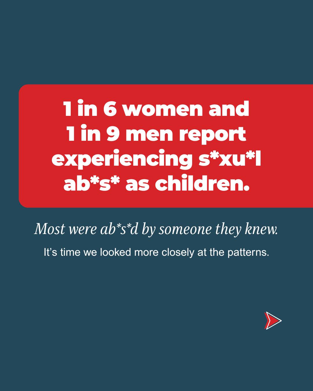 1 in 6 women and 1 in 9 men in Australia experienced s*xu*l ab*se as children and most were harmed by someone they knew. The patterns are clear, more than half of female survivors were abused by male relatives, while for boys it was 21.4%.
The White Shadow Foundation is proud to partner with @atthearkinc , a charity dedicated to supporting survivors and raising awareness through education and advocacy.
🔦 💬 It’s time to break the silence, shine a light on the patterns and protect our kids. Support the cause. Be part of the change.
#saferelationships #protectourchildren #protectourwomen #goldcoast #traumarecovery #survivor #protectchildren #childsafety #parentingtips #carers #caregivers #goldcoastrelationships #goldcoastmums #raisingteens #speakout #goldcoastsupport #goldcoasttherapy #goldcoastcounselling #consent #domesticviolencesurvivor #domesticviolenceawareness #DVprevention #goldcoasthelp #goldcoasttherapy #safeplace #BreakTheCycle #ProtectOurKids #WhiteShadowFoundation #AtTheArk #ChildSafetyAustralia