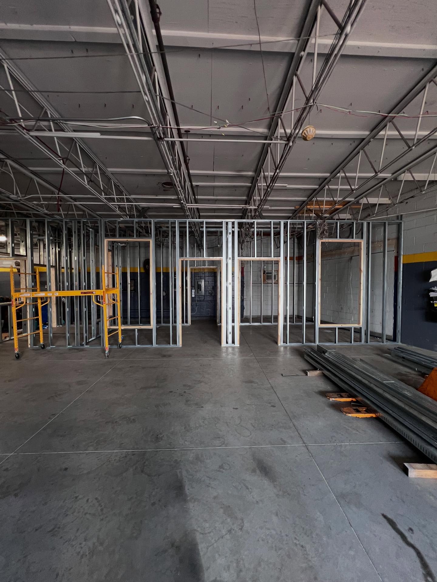 Phase 1: framing ✅
Phase 2: insulation & drywall (TBD)
Phase 3: paint (TBD)
Offices, 2 bathrooms, and kitchen walls are framed up. Our customer is ready to move forward with electric and plumbing .🔌🪠
We’ll be back soon for the drywall 👌
📍Jeffersontown, KY
TO SCHEDULE A FREE ESTIMATE
☎️ Call our office 502-647–7709
💻 Submit request online at:
www.alvaradosdrywallfinishing.com
(Scroll down to bottom of page)
#louisvilledrywall #lagrangeky #louisvilleky #alvaradosdrywall #shelbyvilleky #louisvilledrywallfinishing #simpsonvilleky #nortoncommonsky #jeffersoncountybuilders #louisvillecontractors #jeffersonvillein #kentuckydrywall #prospectkyrealestate #louisvillerealtors #louisvillerealestate #newconstructionlouisville #jeffersontownky #basementdrywall #basementrenovation #basementrenolouisville #louisvilleremodel #louisvilleremodeling #plasterremodel #plasterdrywall #louisvilleplasterrepair#shelbycountyky #henrycountyky