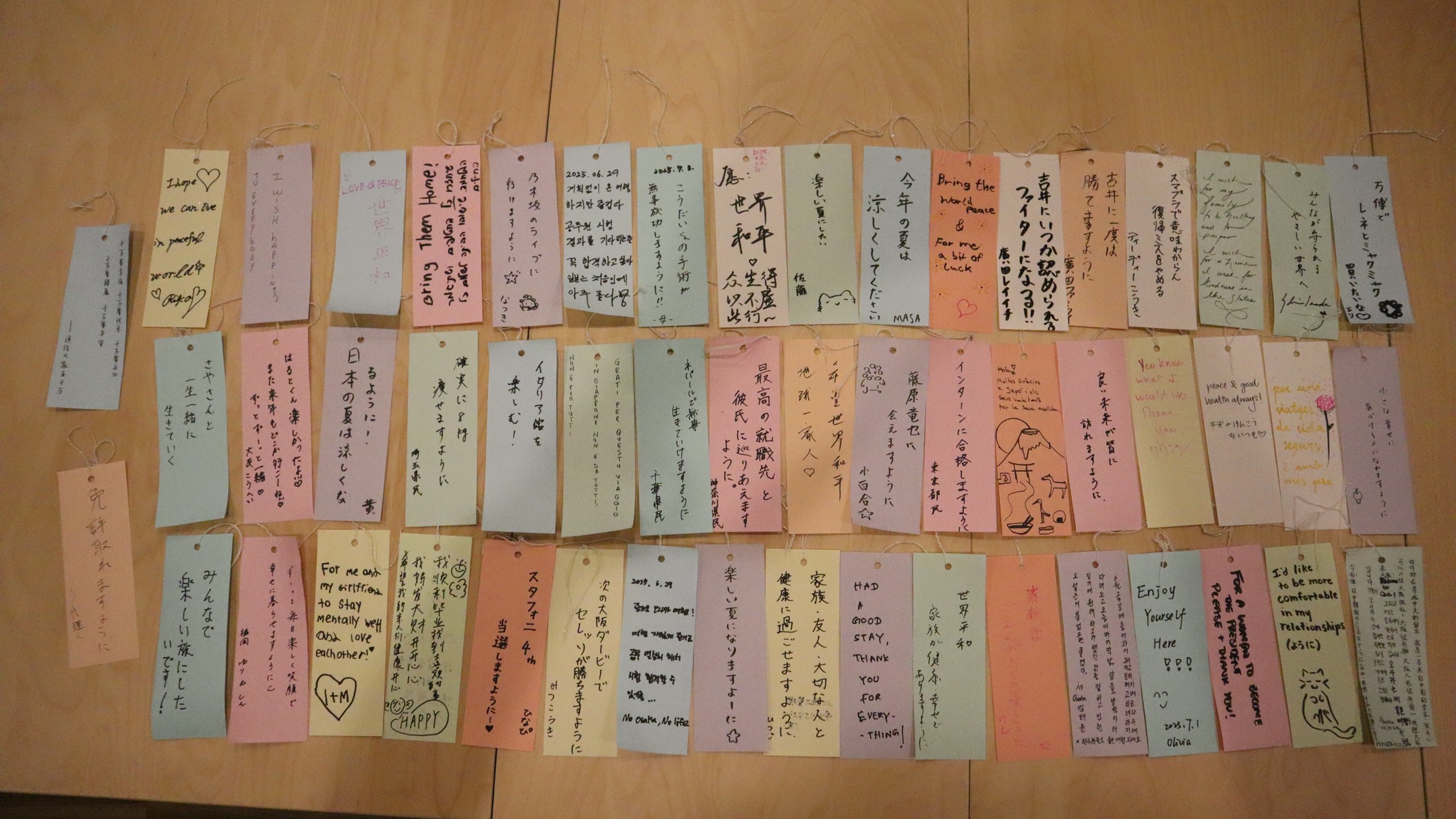 世界中からのお客様が参加してくださり、笹はさまざまな言語で書かれた願い事でいっぱいになりました。とても心温まる、そして国際的な七夕の祝いとなりました🌍💖
Guests from all over the world took part, and the bamboo was filled with wishes written in many different languages. It became a truly heartwarming and international Tanabata celebration 🌍💖
======================
Where elegance meets adventure, and every stay feels like home.
📩 contact
contact.hostel-osaka@meishin-group.co.jp
☎ 06-4301-5466
======================
#タナ #tanabata #民泊 #ホステル #ホステル暮らし #hostel #hostellife #travel #travelawesome #トラベル #大阪旅行 #japan #osaka #오사카온천 #osakajapan #大阪観光 #日本 #온천여행 #トラベルスタイル #トラベルグラマー #バックパッカー #backpacking #ınstatravel #explorepage #explore #ınstagood #amazing #南森町 #梅田