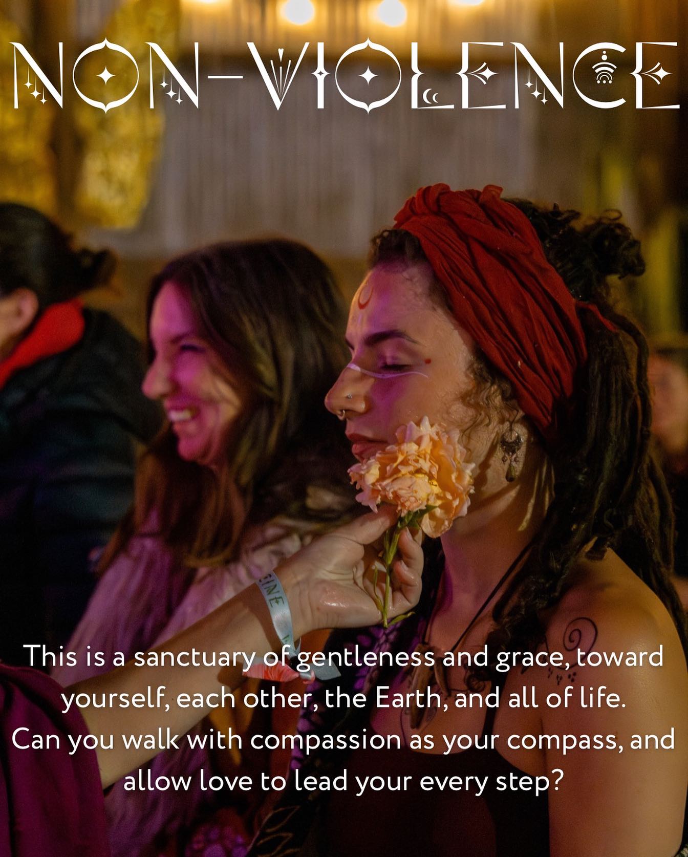 ✨NON-VIOLENCE✨
This is a sanctuary of gentleness and grace, toward yourself, each other, the Earth, and all of life.
Can you walk with compassion as your compass, and allow love to lead your every step?
Non-violence is integral to our ethos and prayer for how we can be together as we weave our village. 🪶
What inspires compassion within? How do you carry compassion into the circle, into the collective? 💬🧡✨
#medicinewoman #devon #gathering #sisterhood #sacred #rooted #medicinewomangathering #whenwomengather #wearethewomen #sacredfeminine #femininemedicine #womenhealingwomen #ethos #collectiveintention #takesavillage #livingprayer #nonviolence #compassion