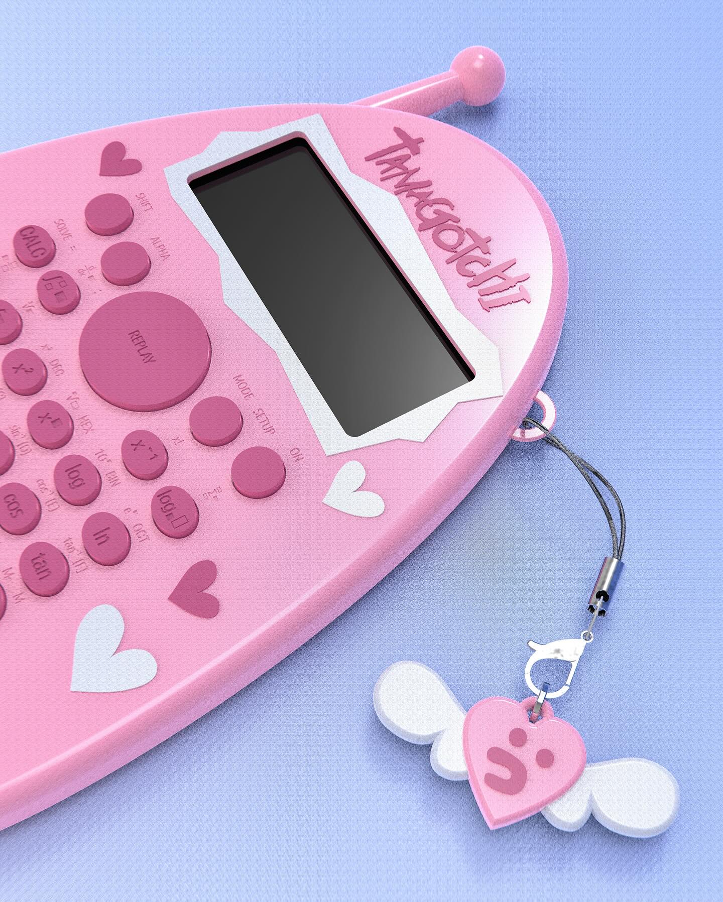 “tamasanki” 2025
solidworks, keyshot, fdm printing, casio calculator
class: 3d modeling 1
scientific calculator redesign based on a tamagotchi