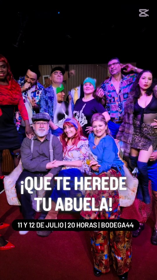 ✨ QUE TE HEREDE TU ABUELA
¡Una comedia negra para morirse de la risa!
📅 Viernes 11 y sábado 12 de julio
🕗 20:00 horas
📍Bodega 44 – Condell 420, Los Ángeles
🎭 Un nuevo estreno de Perfiles y Siluetas
🔞 Recomendada para mayores de 14 años
🎟️ Entrada liberada / aporte voluntario
🖤 ¡No te la pierdas!