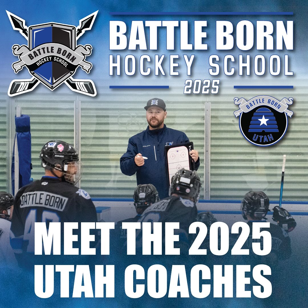 2025 Utah Coaches 🏒
Zeph Fagergren: MHL(Reno Ice Raiders), ACHA II(UVU & UofU), Midget III(PF Flyers & LA Jr. Kings), WMAHA Cobras/Jr. Grizz.
Weston Nash: MHL(Reno Ice Raiders & Park City Pioneers), ACHA II(UVU), Midget III(PF Flyers), WMAHA Cobras/Jr. Grizz.
Jordon Stone: ECHL(Utah Grizzlies), SPHL(Quad City Storm), NCAA III(Bethel & Johnson & Wales Univ.), WSHL(Utah Outliers), EHL(NY Apple Core), USPHL(Connecticut Jr. Rangers)
Brandin Holmes: MHL(Reno Ice Raiders & Park City Pioneers), AAHL(Madison Ice Muskies), ACHA II(BYU), MNJHL(Minnesota Ice Hawks)
Nic Pacaro: Adult league goalie and Mobility coach.