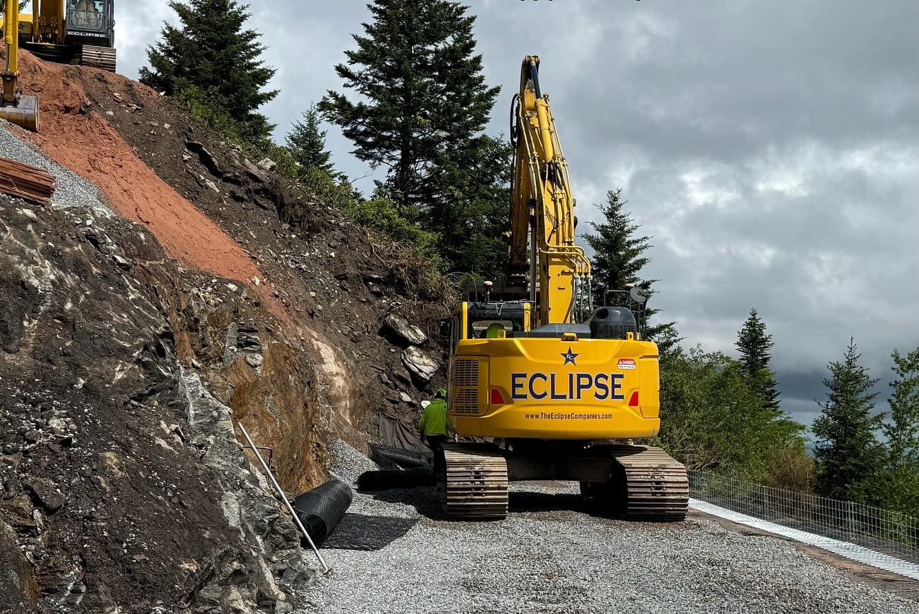 Finishing up our second job on the Blue Ridge Parkway