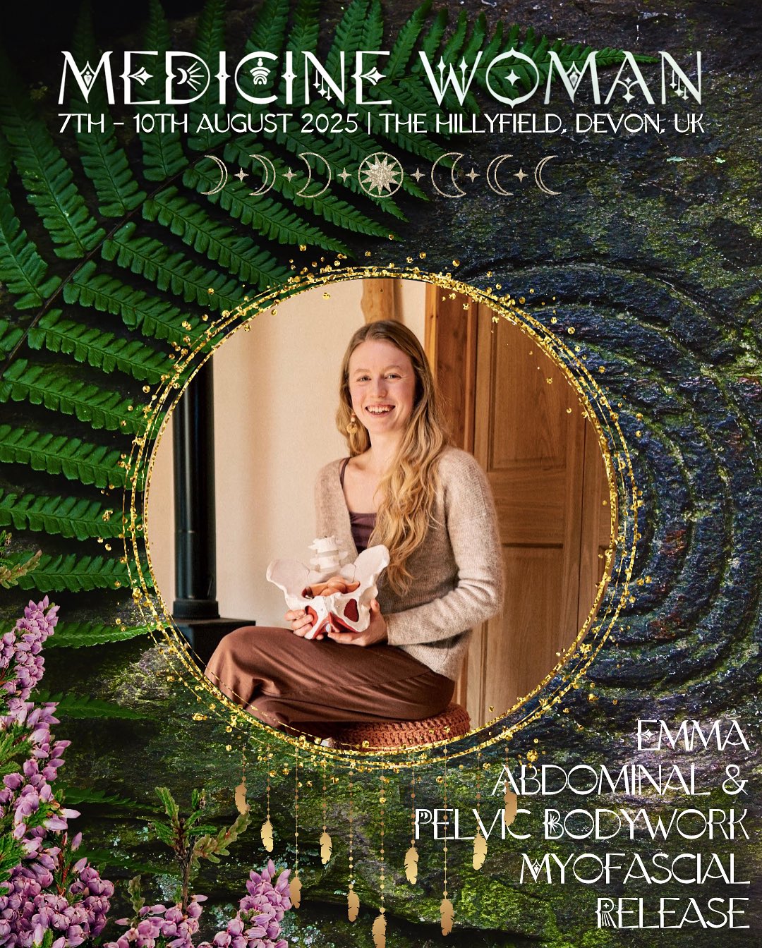 Join Emma for Womb, Abdominal & Pelvic Bodywork and Myofascial Release 🌿✨
🪶Emma’s Womb, Pelvic & Abdominal work is based on Arvigo Abdominal therapy, a specialist treatment from the ancient Mayan lineage. She is one of only 2 therapists in Wales who offer this.
🌀She also brings in myofascial release work to support the realignment of the pelvic bowl and abdominal organs in relation to the rest of the body.
🪶Abdominal therapy supports the body’s natural healing capacity, looking to encourage flow through the cardinal systems of the body: nerves, arteries and veins, lymphatics, and energy.
🌀It is a powerful treatment performed on the front of the abdomen and on the lower back, sacrum and gluteal area. It can help the healing journey for a range of issues, as a significant factor of many reproductive and digestive complaints, as well as abdominal, lower back or pelvic pain, is a congested pelvis/abdomen. Working with obstructions and blockages in the physical tissues allows fluids and energy to flow, revitalise, nourish and repair our organs and muscles.
🪶Our abdomen is also often a place where we hold a lot of emotions, as it is where we ‘digest’ - our food, but also everything that we meet through our lives. Working directly with this area can be very powerful to release emotional blockages and stagnation, as well as stimulating our gut-brain connection through the vagus verve. This down regulates our nervous system, bringing us out of a state of ‘fight or flight’ and into the parasympathetic response, allowing us to feel innately safe, so that our system feels safe to digest, literally and metaphorically.
We are honoured to have Emma offering this deep medicine at Medicine Woman Gathering ✨🧡 Join our village to immerse in healing!
#medicinewoman #devon #gathering #sisterhood #sacred #rooted #medicinewomangathering #whenwomengather #wearethewomen #beautyway #remembering #deepmedicine #myofascialrelease #abdominalmassage #wombmassage #wombhealing #bodywork #handsonhealing