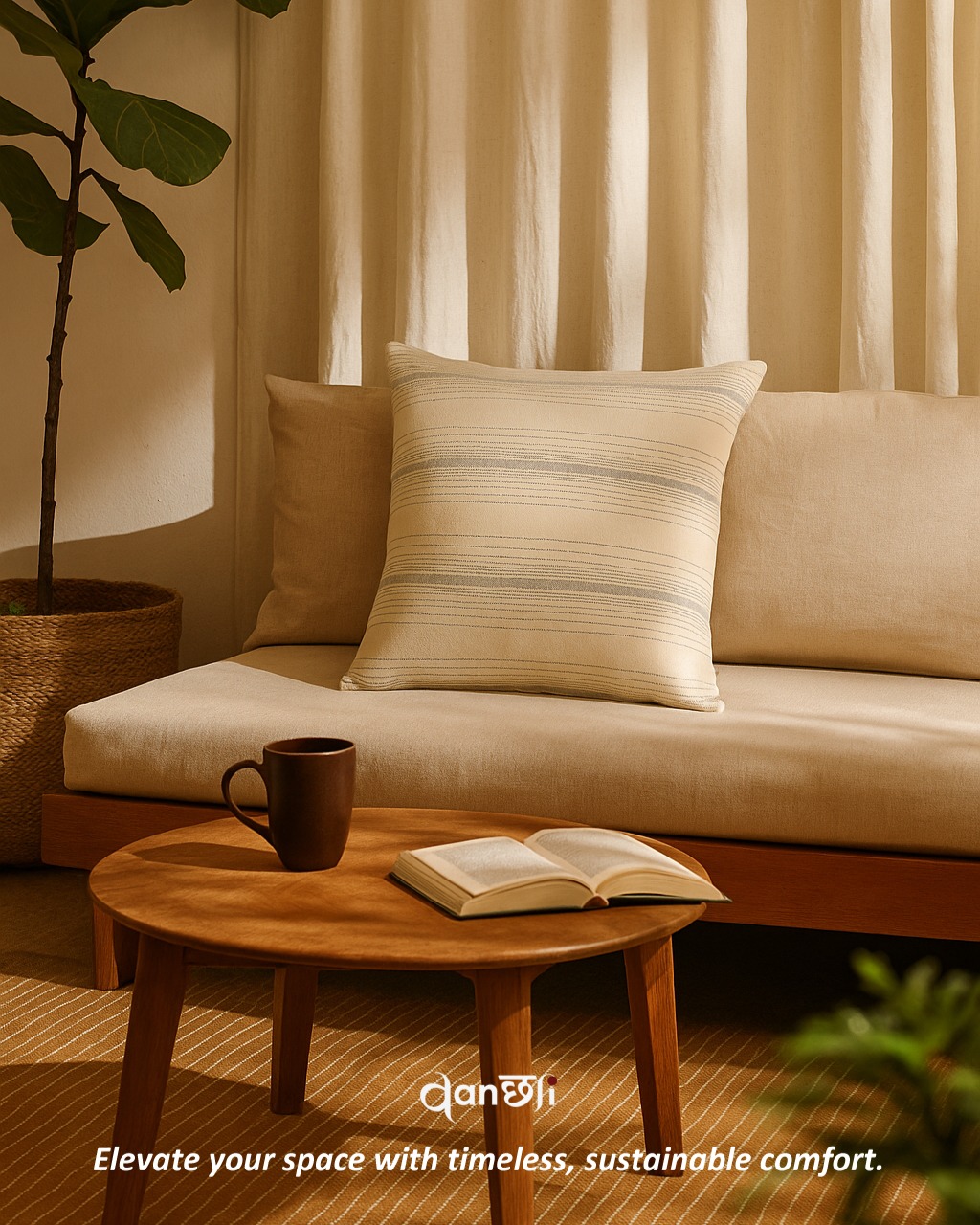 ✨ Embrace earthy elegance with Vanchai.
Our handwoven cushion covers add a soft, sustainable touch to your home — crafted with care, designed to last. Style your corners with comfort that speaks simplicity and soul. 🌿
🛒 Shop now at vanchai.in
#sustainableliving #vanchaihomes #craftedwithcare #naturalinteriors