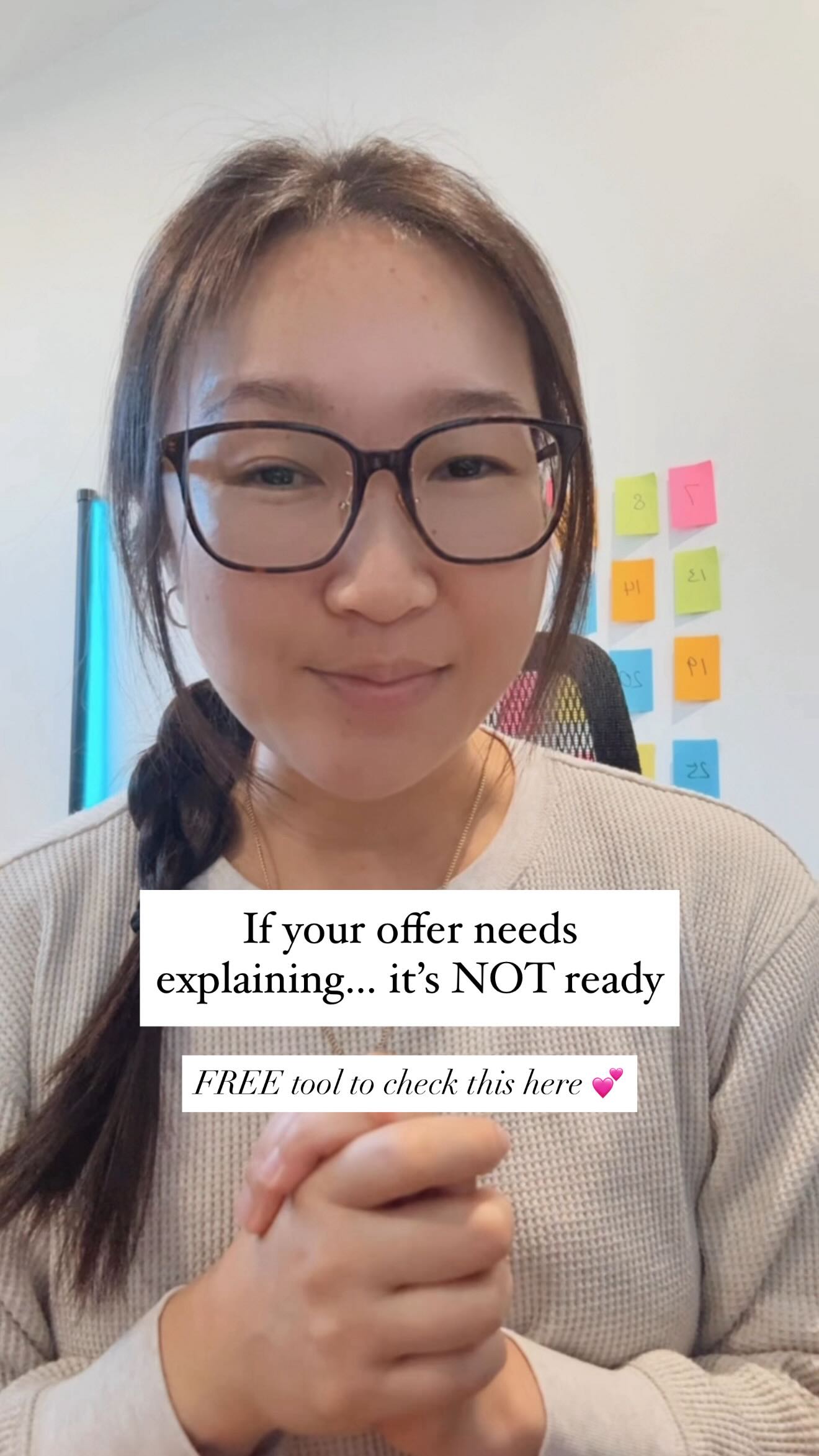 You don’t have a sales problem, and perhaps not even an offer problem.
You have a clarity problem.
If your pitch, your bio or your content makes people go: “Wait… what exactly do you do?”
You’ve already lost them. SAD FACE.
You’re not being ignored, just being misunderstood (temporarily, until we fix it!)
I built a free Offer Clarity Scorecard to help.
It takes 5 minutes.
It covers 8 areas your offer needs to pass, then it shows you exactly what to fix if your message isn’t landing!
Ready to make more impact and revenue.
Start with clarity.
DM me “OFFER” to get access to your audit!
#offerstrategy #smallbusinesstips #businesscoachingforwomen #offeraudit
