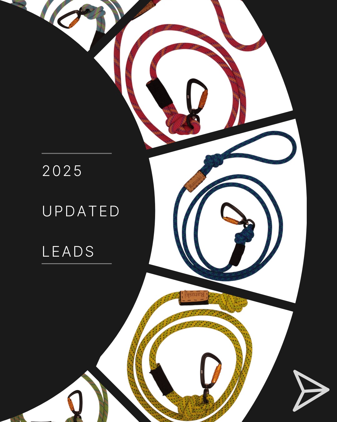 UPDATE !!!
We have just added these AMAZING ✨swivel carabiners to our leads. They not only swivel but they also auto lock, so there is no chance of your pup getting away 🐕
Don't forget we have a limited color of each lead 😱so if you want your favorite you better get in QUICK 🔥