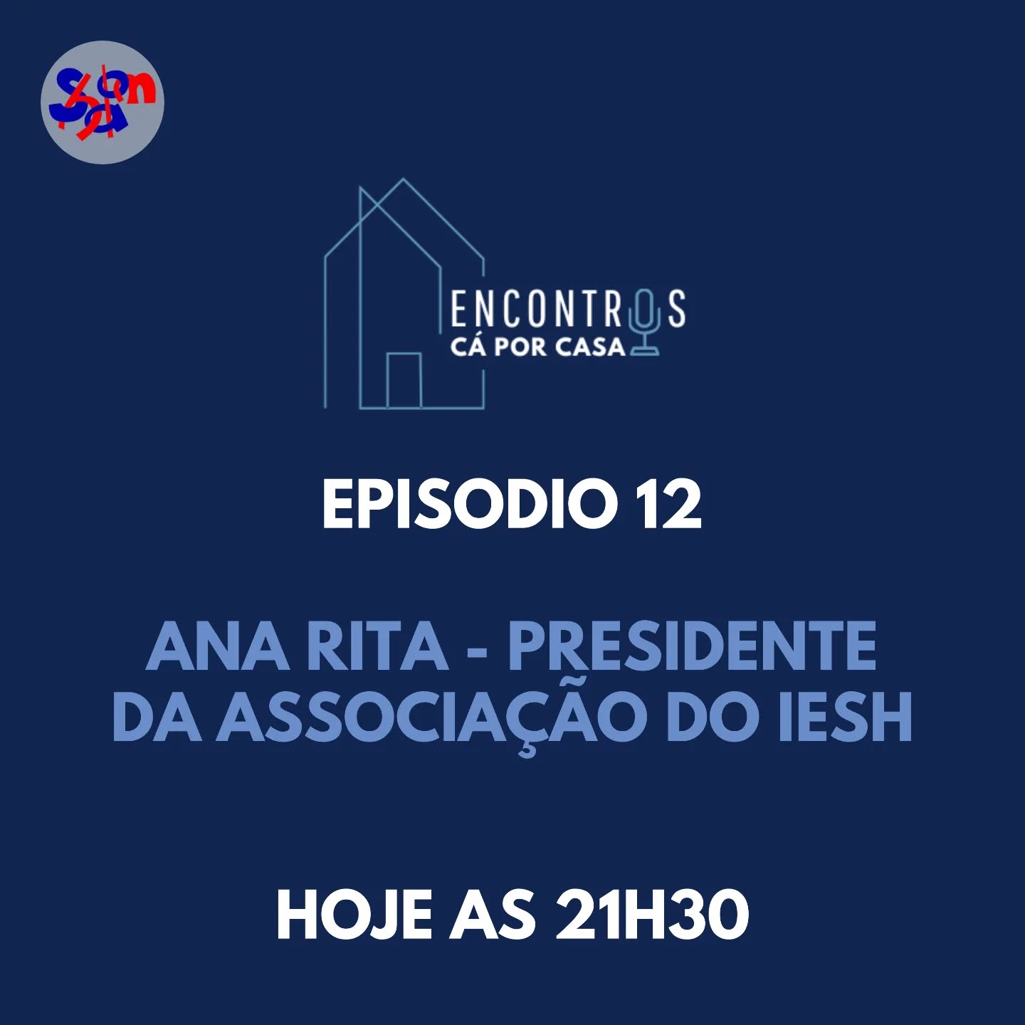 ✨ **O décimo segundo episódio do podcast "Encontros cá por casa" está no ar hoje, às 21h30!** ✨
No episódio de hoje, a nossa convidada é
Ana Rita, tem 41 anos, natural de Coimbra, vive atualmente em Lisboa desde 2009, exercendo desde então na área de Engenharia Informática. Encontrista desde 2001, está atualmente ligada ao Movimento Shalom, através do Instituto de Eneagrama. E recentemente como presidente da Associação do IESH.
Não perca! 🔔 **Sintonize às 21h30** e clique no link da bio para ouvir a conversa!
#EncontrosCáPorCasa #Podcast #Fé #Shalom #MEJSH