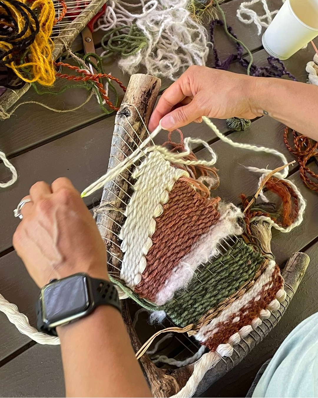Branch out and get creative. 🌿 Join us at The Warehouse Food Hall for another round of branch weaving. You’ll craft your own wall hanging using colorful fibers, natural materials, and anything you want to bring to make it yours... think beads, feathers, ribbons, and more.
All ages are welcome, and all materials are provided. No experience needed, just a little imagination.
Sunday, July 20th • 2 to 5 p.m.
Tickets → warehousebranchweaving2.eventbrite.com
Presented by Back Gate Studio