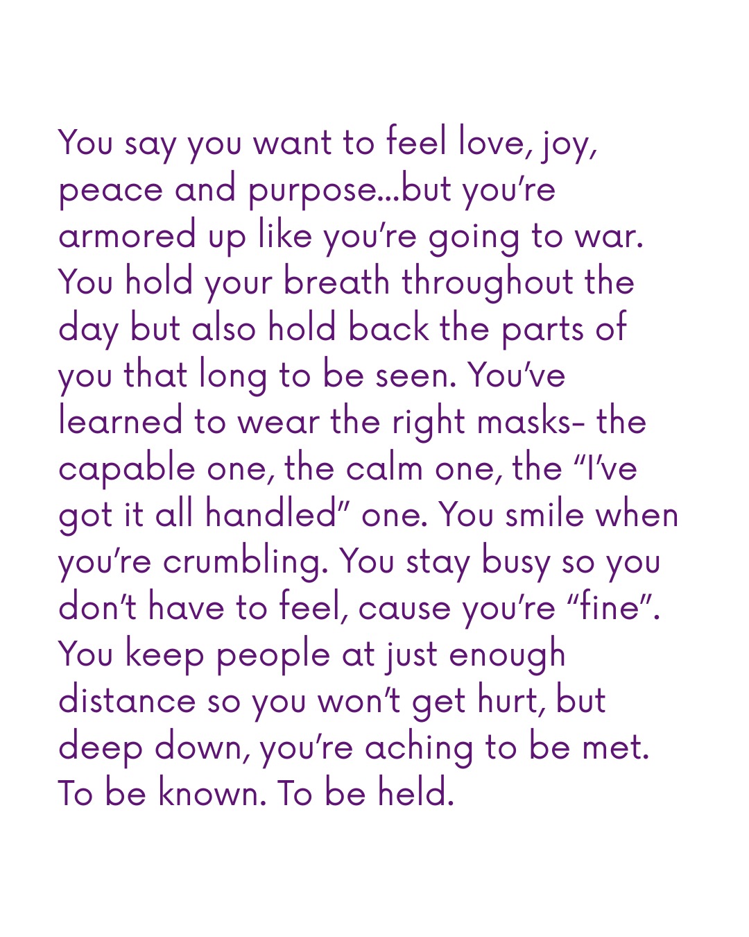 You werenāt born guarded.
You armored up because life gave you reasons to.
I did too.
But eventually, I realized that the same armor that once protected me was slowly killing my marriage, and keeping me disconnected in every other relationship too.
Softening has felt terrifying at times-but itās what saved me.
Itās what brought me back to me.
šJournal prompts on the last slide to guide your healing journey. DM me your thoughts, I'm always up for these conversations!
#holisticmentalhealth #divorcedmom #selfhealing