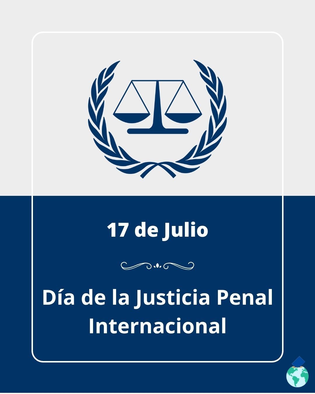 17 de julio – Día de la Justicia Penal Internacional
⚖️ Frente a los crímenes más graves que afectan a la humanidad, la justicia no puede tener fronteras.
🌍 La Corte Penal Internacional es una herramienta clave para luchar contra la impunidad, pero solo con cooperación internacional podremos garantizar que haya justicia real y duradera.
#JusticiaPenalInternacional #CortePenalInternacional #JusticiaGlobal #DerechosHumanos #NoALaImpunidad #17deJulio #CooperaciónInternacional #DemocraciaGlobal