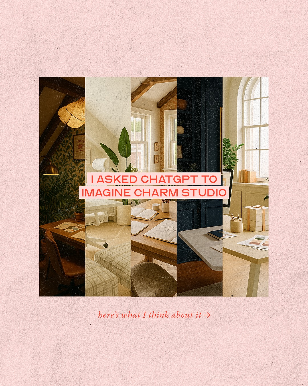 not taking interior design queues from ChatGPT anytime soon but - hey, it’s good for some giggles