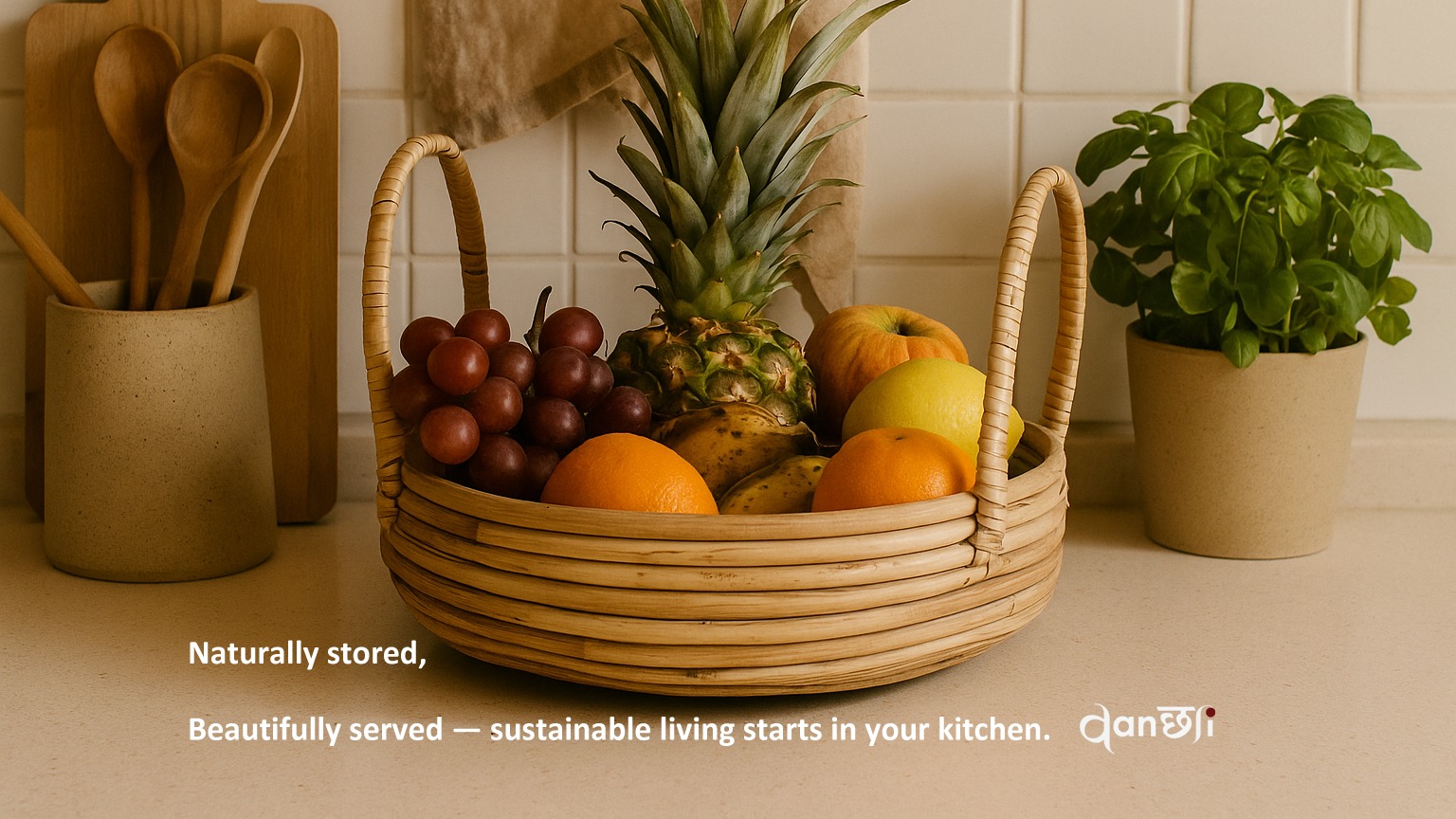 A little touch of nature goes a long way 🌿 Our handcrafted cane basket brings warmth, tradition, and sustainability right to your kitchen. Perfect for storing fresh fruits or pantry essentials — it's more than just storage, it's a statement of conscious living.
✨ Crafted with love, made for mindful homes.
#vanchai #sustainableliving #kitchenvibes #canebasket #ecodecor #homewithsoul #naturalaesthetic