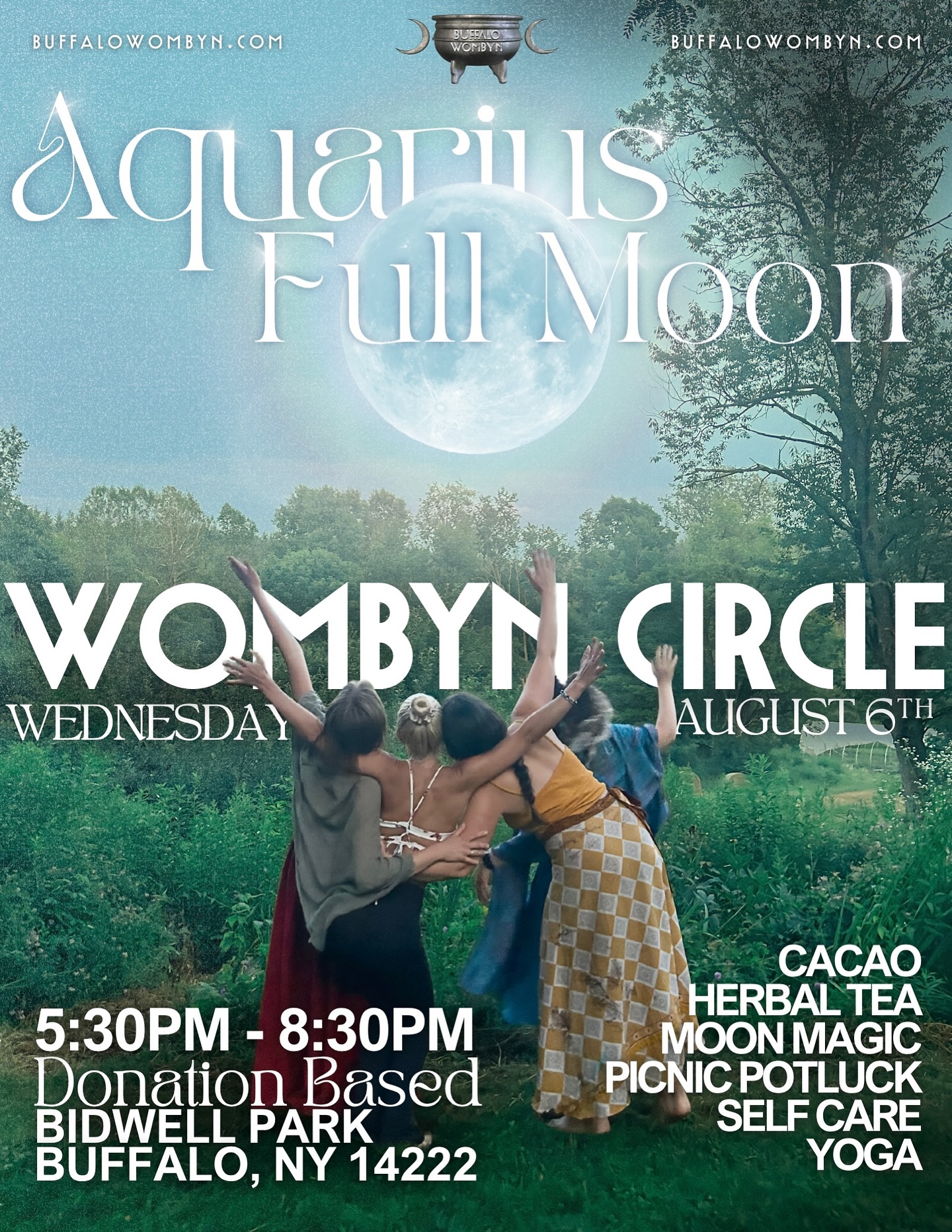 Gather with us for AQUARIUS FULL MOON - WOMBYN CIRCLE!๐
@ Bidwell Park, August 6th!
This Full Moon Wombyn Circle is donation based - Donations appreciated, payments are optional! โจ
RSVP LINK IN OUR BIO - We hope to see you there!
Thank you, thank you, thank you! ๐ฟ