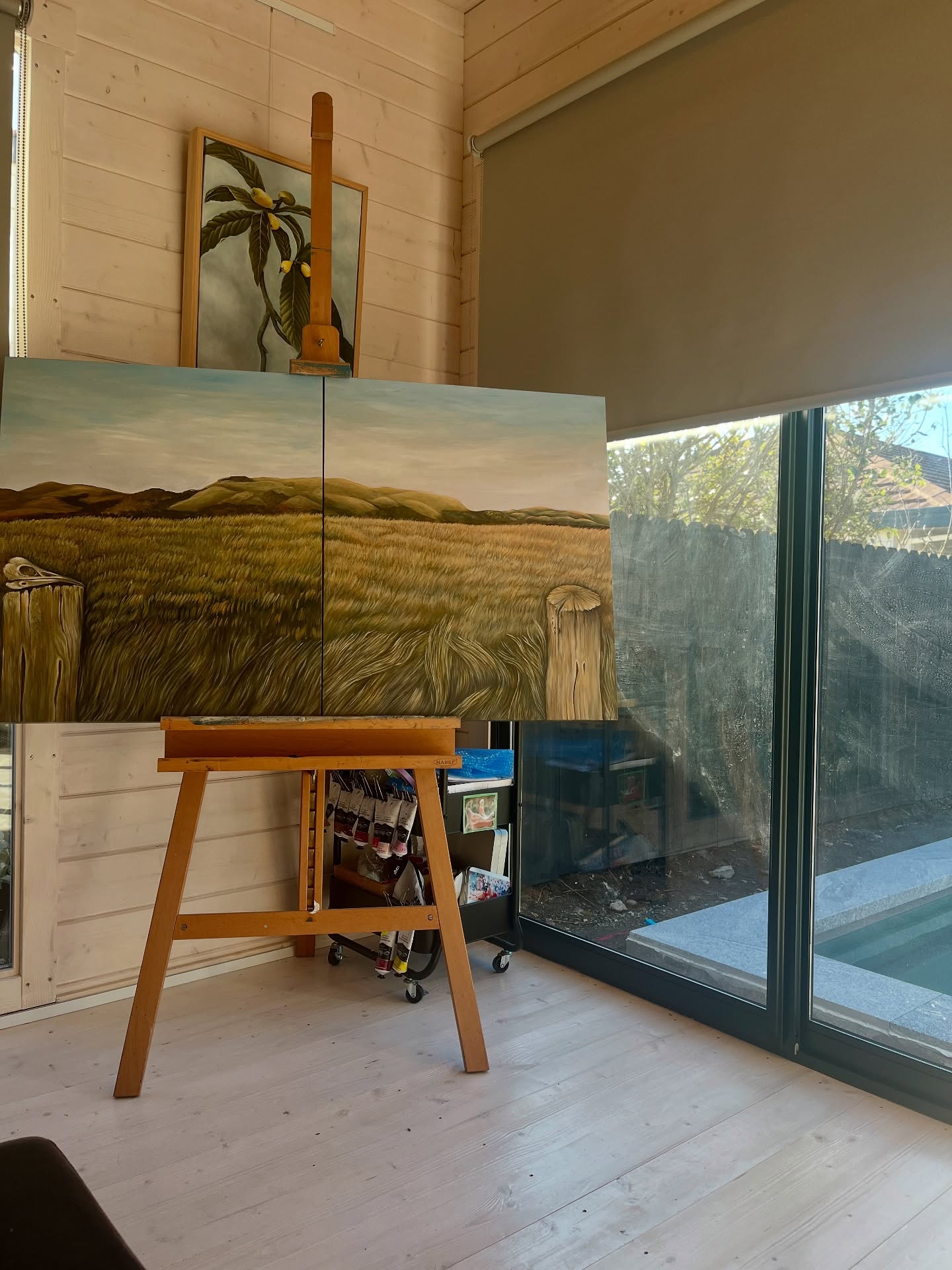 This poor behemoth of a project was put aside for the last year as life circumstances changed and I become known as ‘the chick that paints everything’ - well it was everything but this beauty which I can’t wait to get back to. I’m not even sure where I’ll hang it now it’s so huge ha ha.