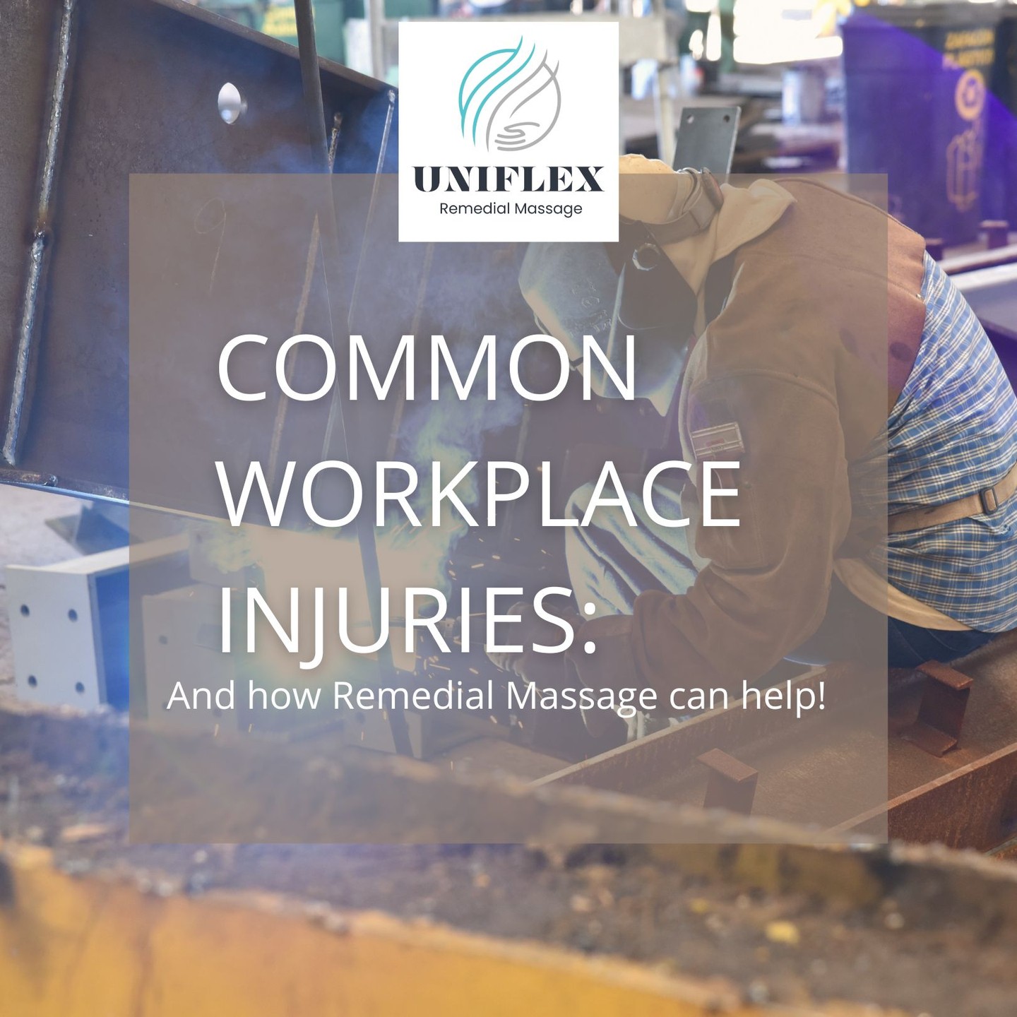 Feeling stiff at work? 😣 You're not alone! Back and shoulder pain are common injuries in the workplace. And how Remedial Massage can help #WorkplaceWellness #HealthTips #StayActive #UniflexRemedialMassage