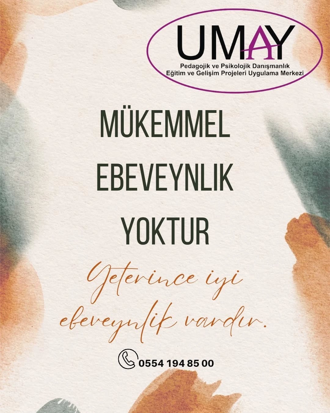 ✨ Mükemmel ebeveynlik, kusursuz olmak değil; sevgiyle, sabırla ve farkındalıkla büyümektir.
💛 Her çocuk biriciktir, her ebeveynin yolu özeldir.
📚 Bilinçli ebeveynlik, güvenli bağlanma, pozitif disiplin, duygusal farkındalık ve sağlıklı iletişim bu yolculuğun temel taşlarıdır.
🌿 Sen de çocuğunla daha güçlü bir bağ kurmak, gelişim sürecine bilinçle eşlik etmek istiyorsan doğru yerdesin.
📩 Profesyonel destek için bize ulaşabilirsiniz.
#MükemmelEbeveynlik #BilinçliEbeveynlik #PozitifDisiplin #GüvenliBağlanma #DuygusalFarkındalık #EbeveynDanışmanlığı #ÇocukGelişimi #EbeveynOlmak #AnneBabaOlmak #FarkındalıklaEbeveynlik #Sağlıklıİletişim #MutluÇocuklar #EbeveynDestek #ailedanismanligi