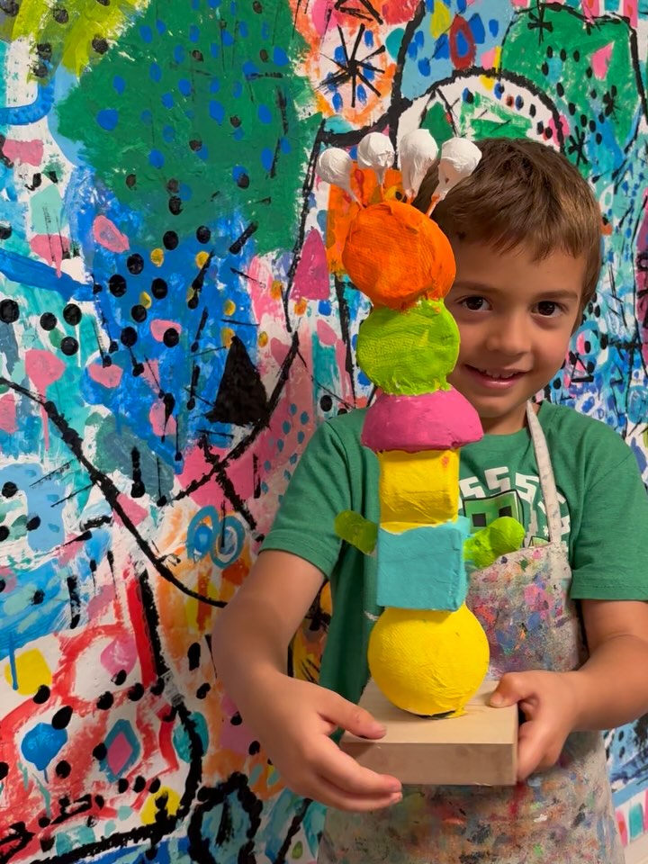 Look at our fantastic aliens. The kids had a blast, adding lots of eyeballs and color!!!
