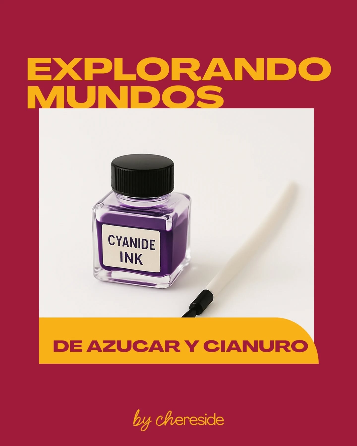 ✨ Hoy quiero invitarte a conocer uno de los mundos creativos que habitan en Chereside. Tal vez el más antiguo de todos, aunque no siempre sea el más visible.
Hay pocas cosas que hayan perdurado tanto en mi vida como el amor por las letras. Es una de esas verdades que se mantienen firmes, pase lo que pase.
Escribí mi primer cuento a los 16 años, una noche de verano, preguntándome “¿qué pasaría si…?” Desde entonces, mi pluma (o teclado) no volvió a detenerse.
De Azúcar y Cianuro es ese rincón donde me permito ser todo: luz y sombra, dulzura y veneno.
Y desde hoy, podés acompañarme también en su nueva casa en Instagram: @deazucarycianuro.
📚 Leé en Substack
🎙️ Escuchá en Spotify
💌 Y seguí en Instagram para no perderte nada
Te espero ahí 💜