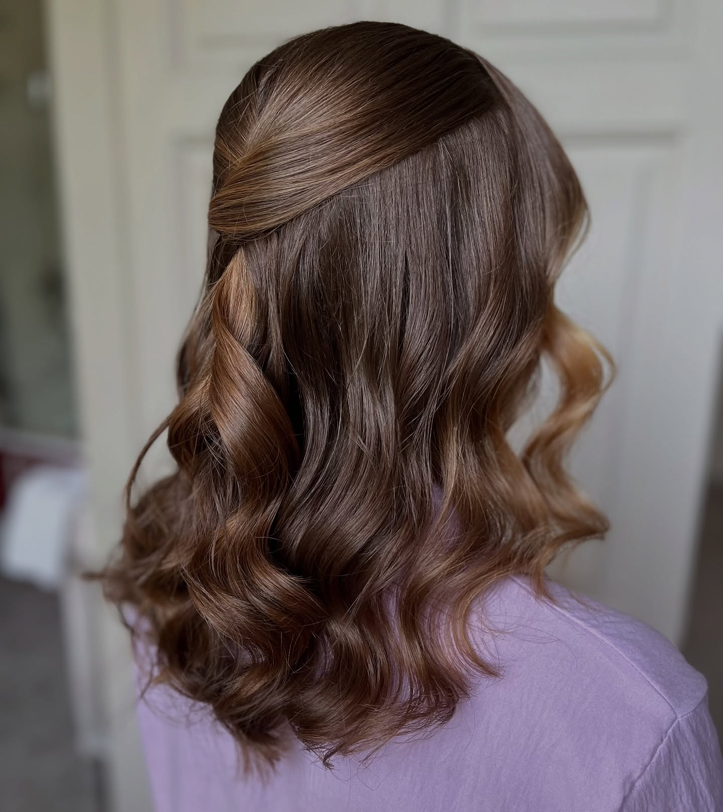 Sleek half up, half down ✨
#bridesmaidhairstyle #bridalhairdorset #softbridalhair #weddinghairdorset
