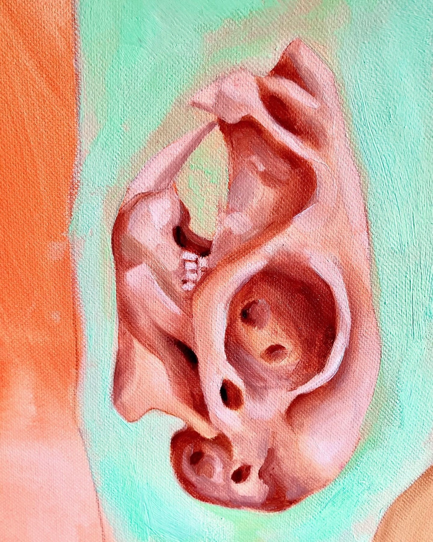 🦴⛰️🌿
Fragment d’une toile en cours