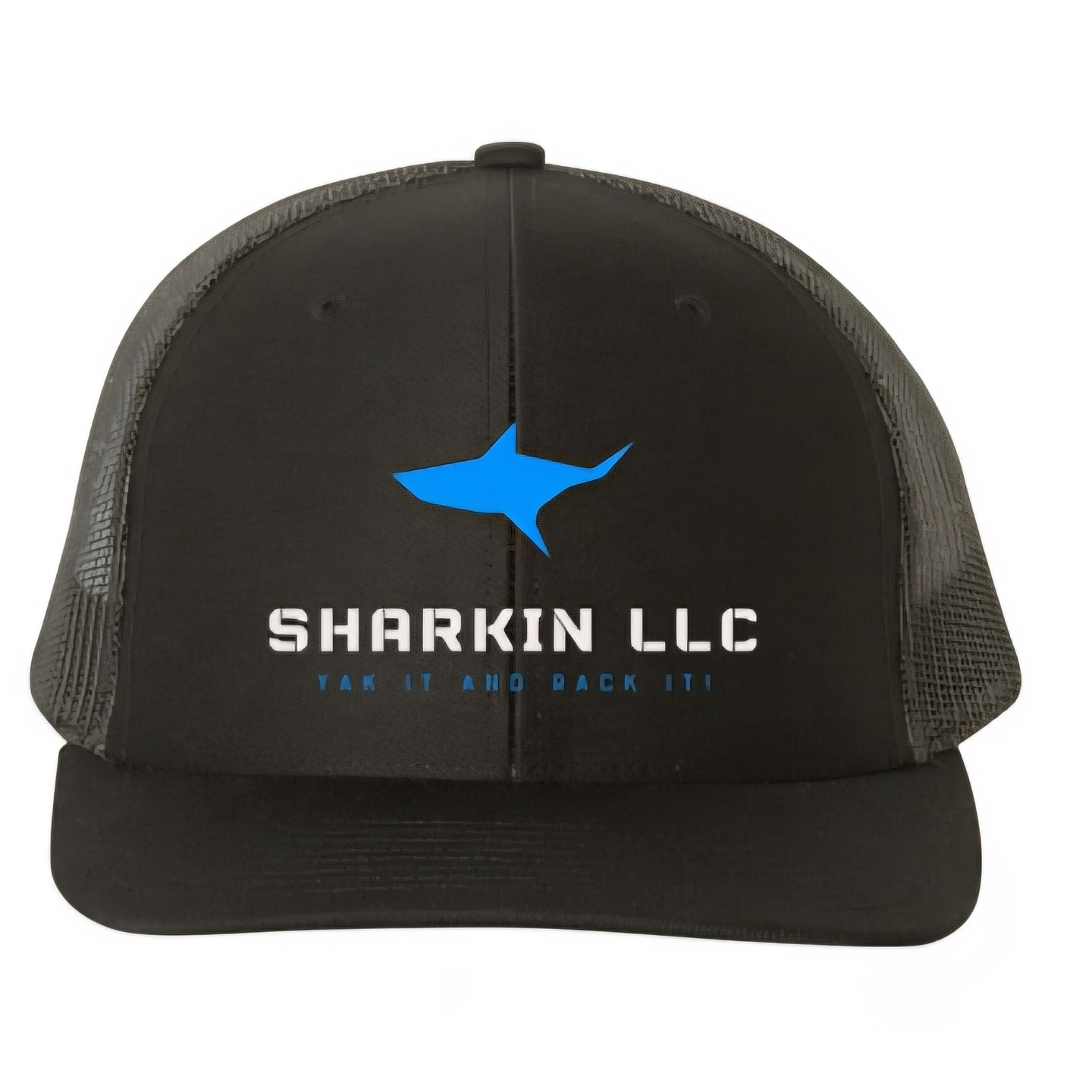 Catch your embroidered Sharkin Richardson hat during our store launch for $25. Be on lookout for the launch soon!
Black Richardson Trucker Snapback with embroidered Sharkin logo!