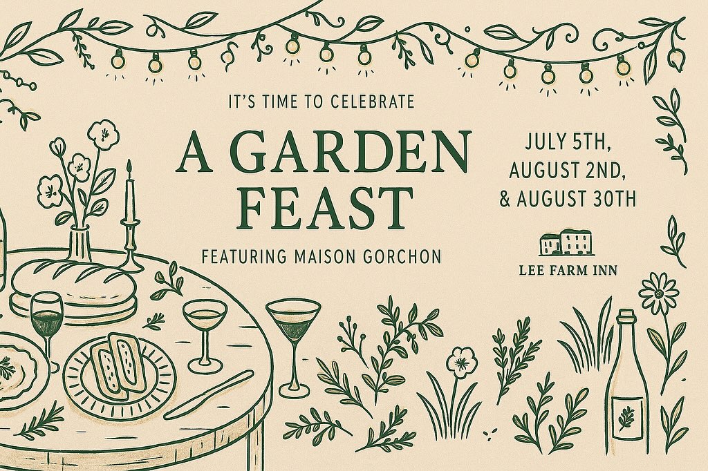Notre prochaine table champêtre UN FESTIN DANS LE JARDIN approche! Retrouvez-nous à la magnifique auberge @leefarm.inn pour un beau festin dans le jardin anglais☀️
🍇 Réservez dès maintenant pour le 2 août :
https://garden-feast.tickit.ca/events/30084-garden-feast-lee-farm-inn-x-maison-gorchon-august-2nd