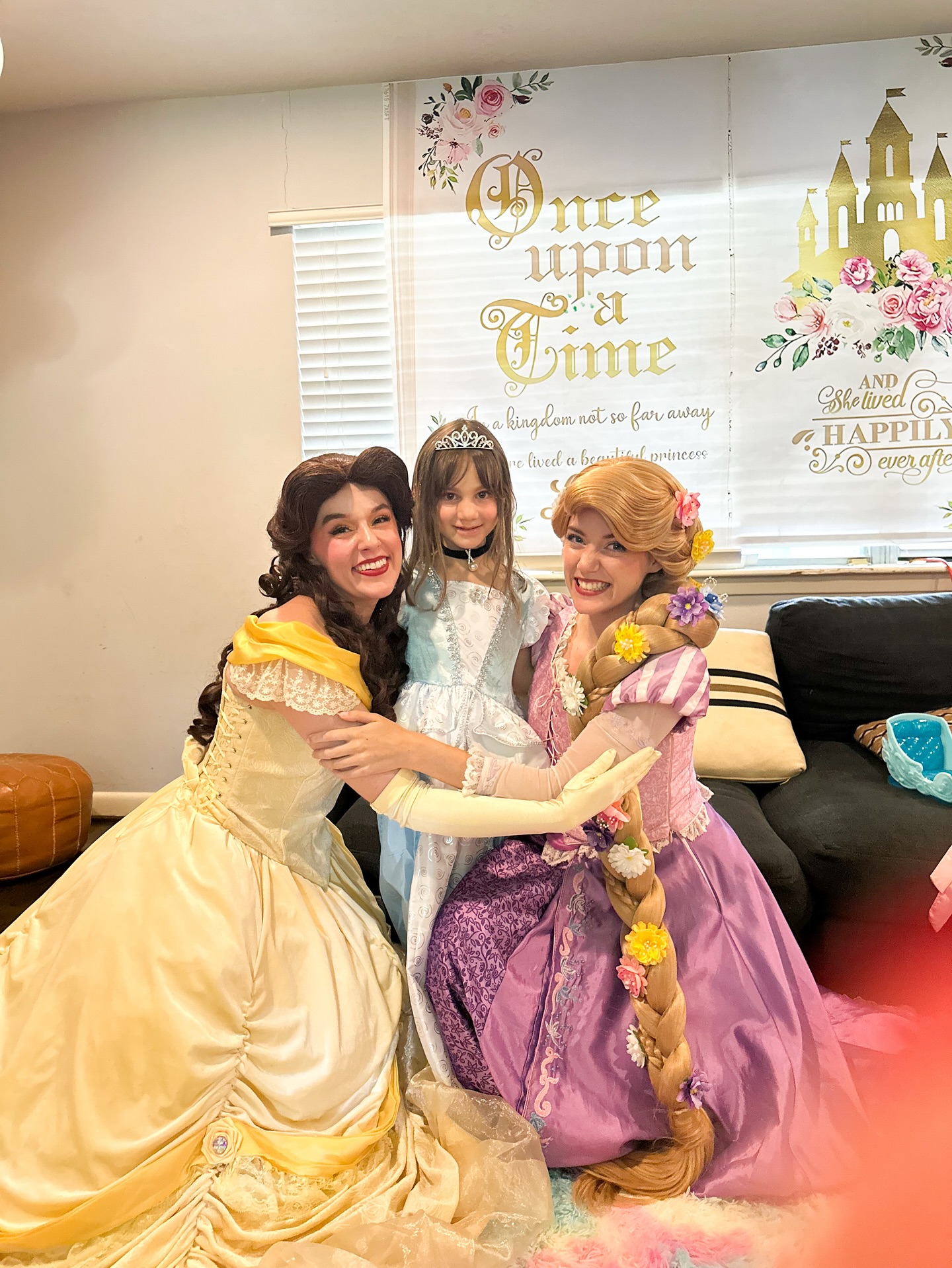 Make her birthday a fairytale dream come true!! 💖🌈🏰✨ Our princesses will look like they just stepped out of a fairytale when they arrive at your door! A magical experience you’ll never forget!! 💫
.
.
.
#fairestofallparties #princessparty #houstonprincess #belle #cinderella #rapunzel #houstonkidsparty #houstonpartyplanner #houstonmoms #kingwoodmoms #houstonmomblogger