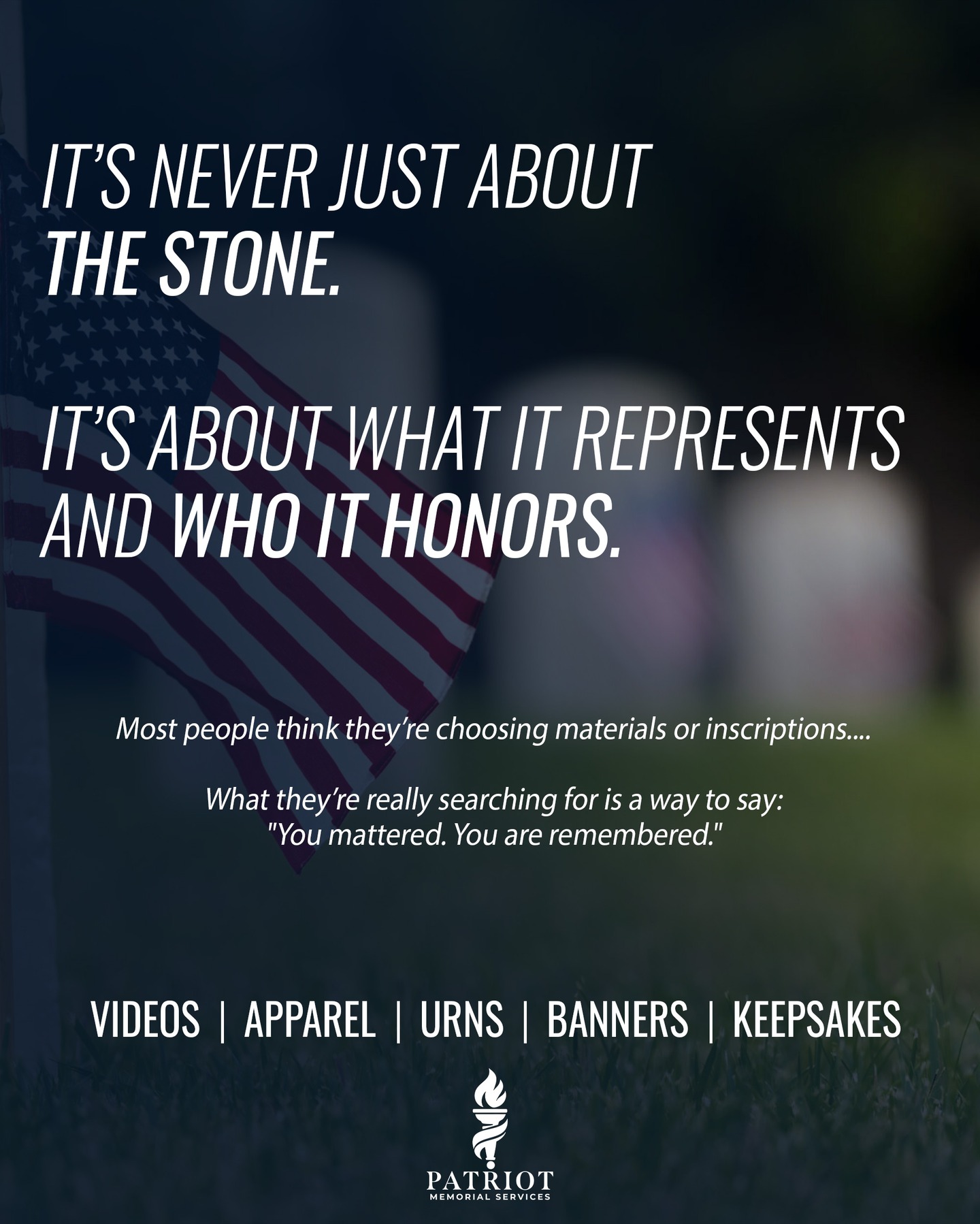 It’s never just about the stone.
It’s about what it represents—and who it honors.
Most people think they’re choosing materials, shapes, or inscriptions. But what they’re really searching for is a way to say: "You mattered. You are remembered."
The truth is, it’s hard to know where to begin when your heart is still catching up.
That’s why we created the Tribute Clarity Session—not as a sales call, but as a space.
A space to talk. To ask questions.
To honor someone deeply missed.
No pressure. No expectations. Just guidance, empathy, and respect for the weight of this moment.
If you're not sure where to start, that's okay. We’ll take it one step at a time—together.
DM us when you’re ready.
#honorourheroes #supportourheroes #communitystrong #neverforgotten #griefsupport