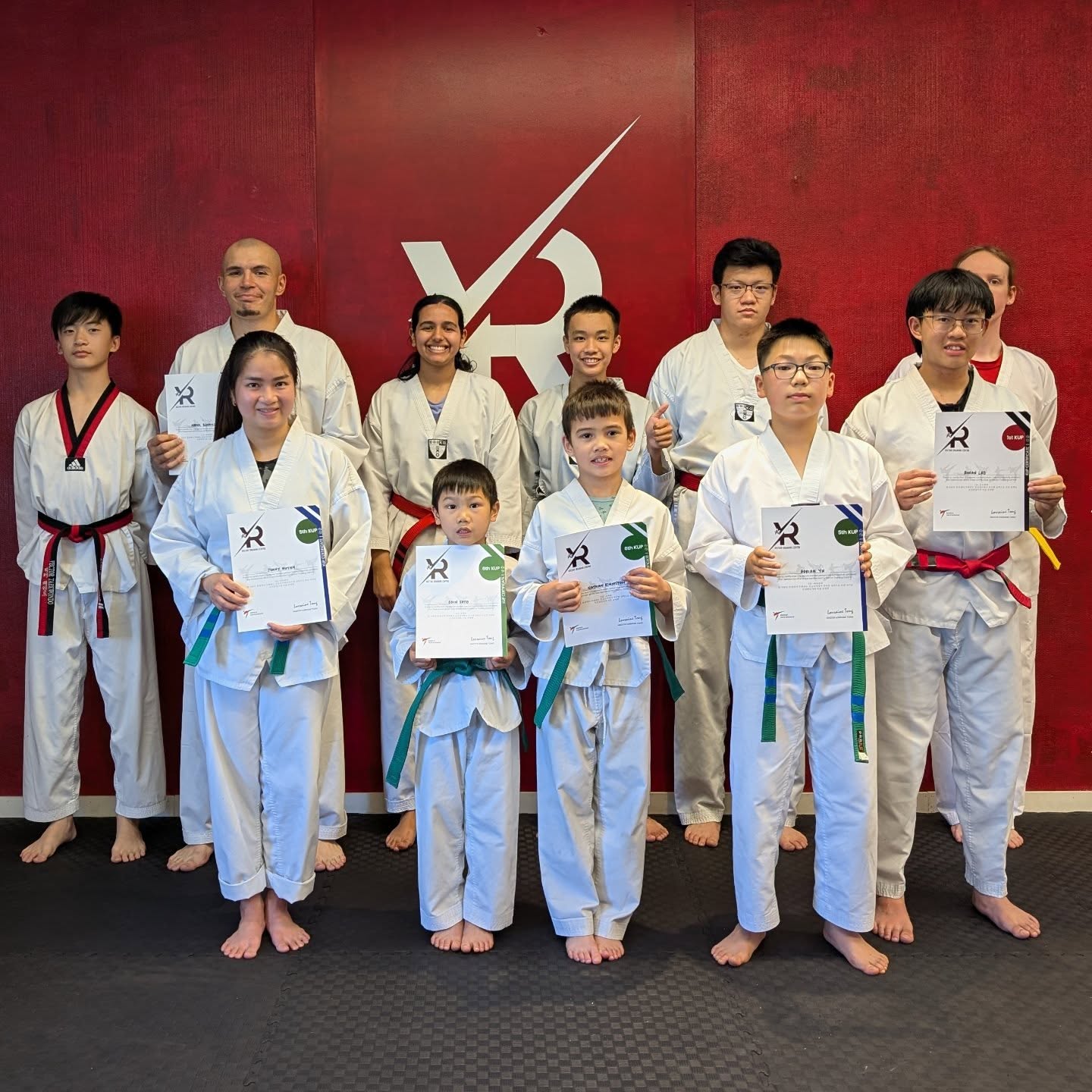 Congratulations to the students who took part in the July promotion test and earned their new belts and stripes! Keep working hard!
.
.
.
#vectortrainingcentre #uniforms #martialarts #taekwondo #bctaekwondofederation #tkdcanada #athlete #fitness #vancouver #classes #colourbelt #blackbelt #kick #poomsae #kyorugi #selfdefense #promotiontest #belttest