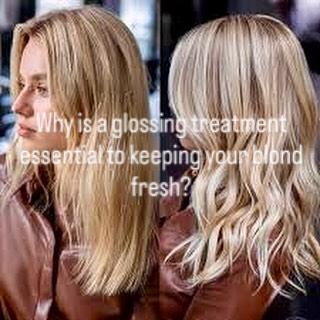 Having a glossing treatment in between full blonding services will keep your blond looking fresh and give you that salon finish that you had weeks ago. 🤩 Ditch the purple shampoo that you are overusing - over time will actually make your hair look dull ☹️ OWay HNectar is not just a colour, but first and foremost a treatment. Fancy that - a treatment for your hair with the added benefit of tone! Sweet 🍬 #glossyhairgoals #owayhaircolor #blonde #beachbabehair @edenloungesalon @owayprofessionaluk