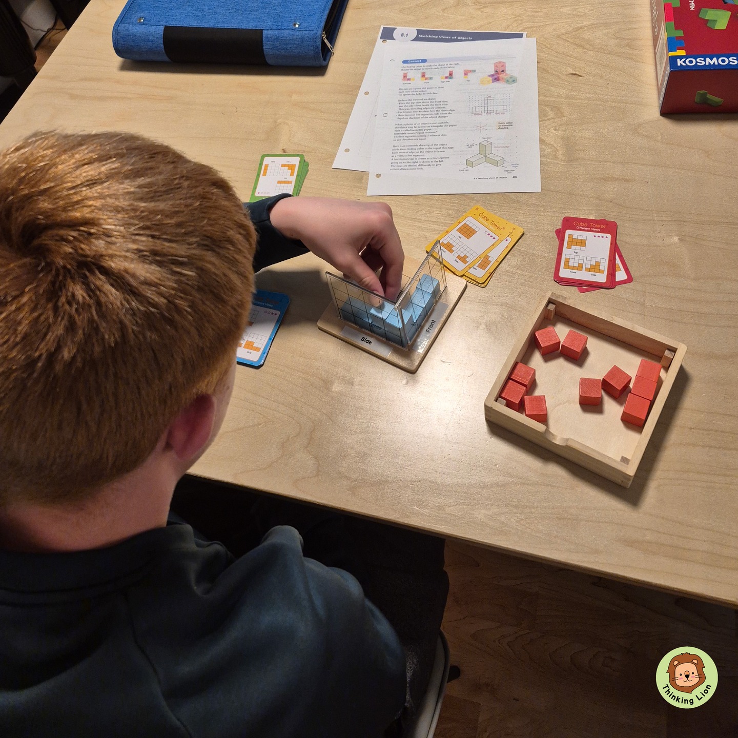 Try building 3D shapes from 2D images—or take a 3D object and draw what it looks like from the top, front, and side.
🧠 These kinds of hands-on activities help develop spatial skills. Moving between flat images and 3D objects strengthens the ability to visualize, problem-solve, and think flexibly.
💡 Understanding the “big picture” starts with seeing all the angles!
