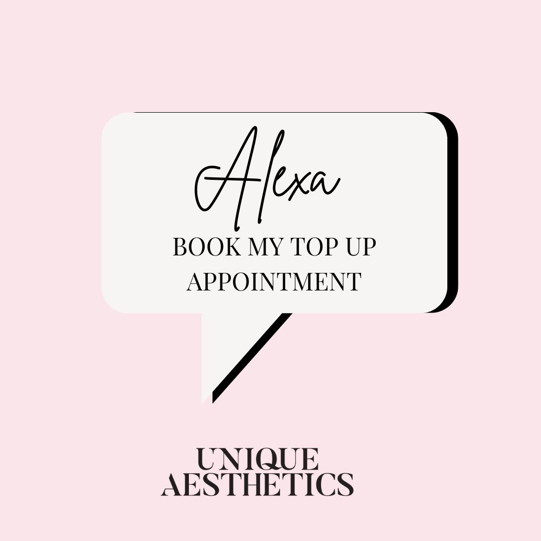 Reminder for top up appointments.