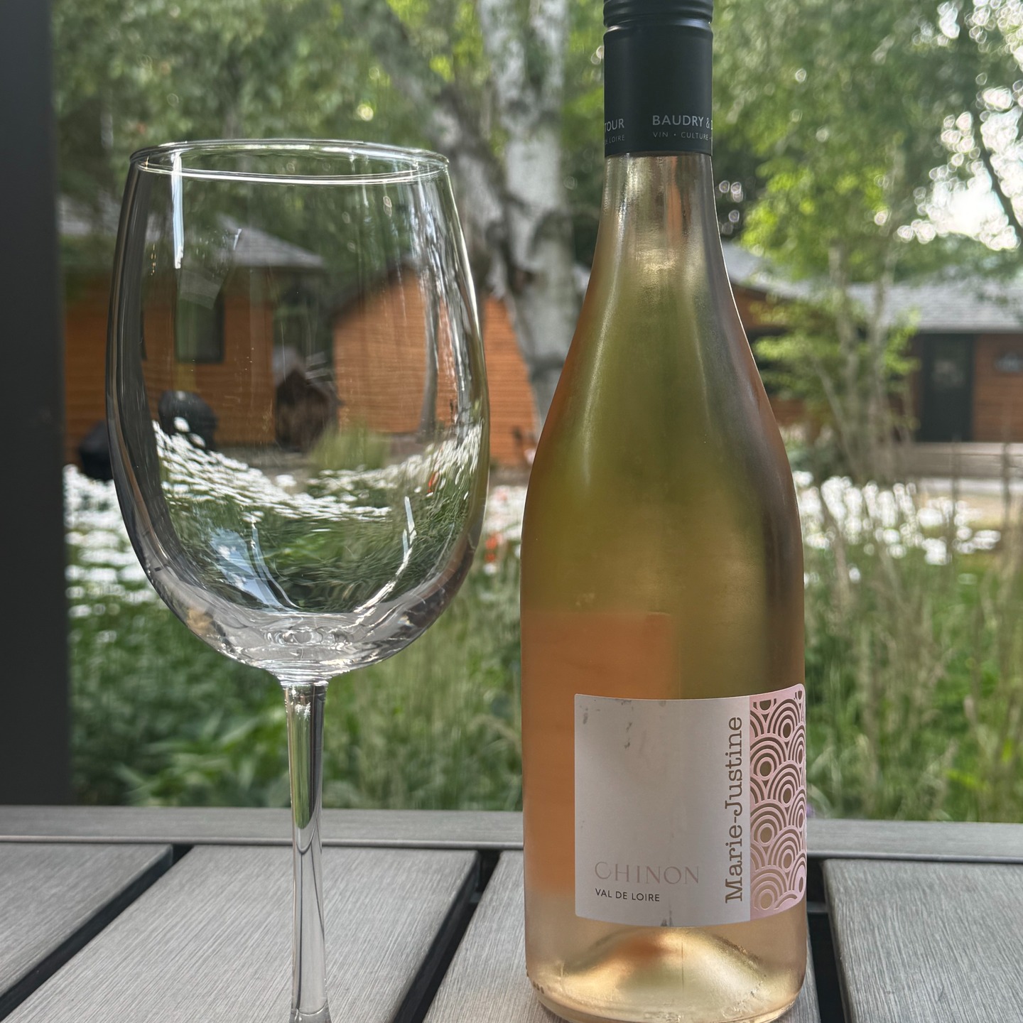 Join our sponsor for a delicious dinner and enjoy a bottle of Justine Rose Cabernet Franc from the Loire Valley. 75% sales of this wine are going to Pride in the Highlands 2025!