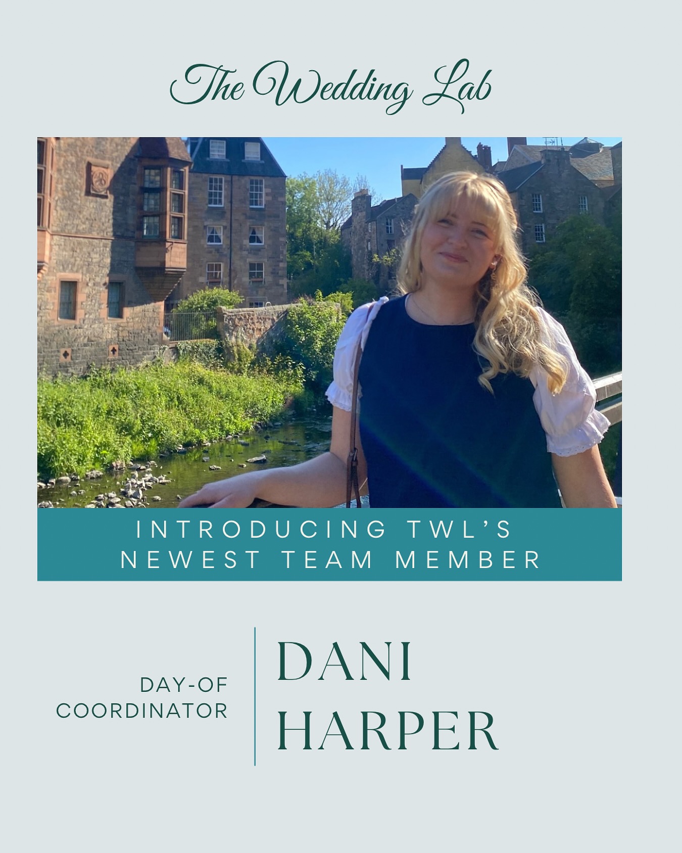 ✨Meet Dani!✨
We’re beyond excited to officially welcome Dani Harper to The Wedding Lab team as our newest Day‑Of Coordinator for weddings and events! 💛
Dani brings with her many years of experience in wedding & event planning, floral design, and photography, giving her such a unique and creative perspective when it comes to bringing your day to life. Her ability to see the big picture and the smallest details means your celebration is in the best hands. 🌸📸