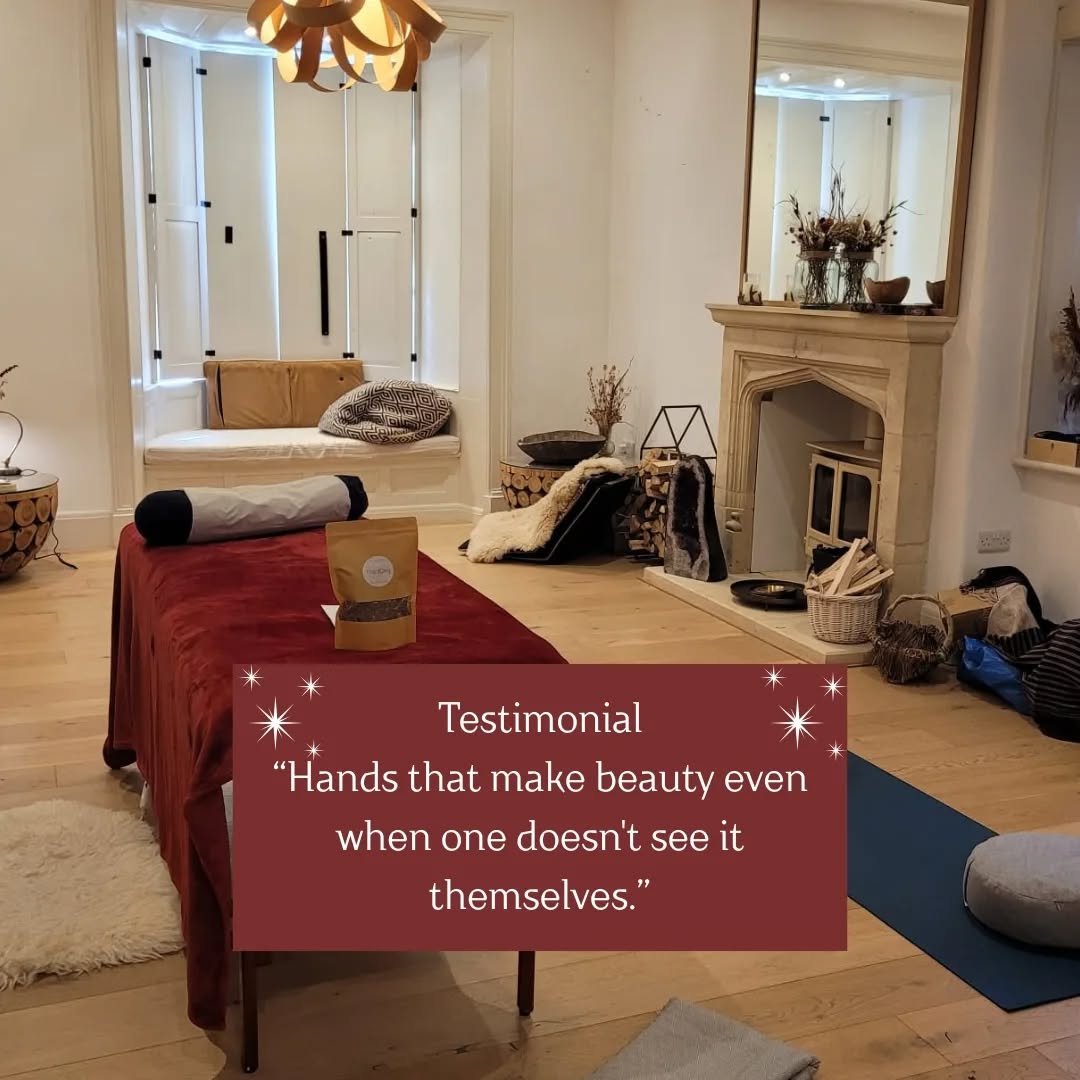 “Hands that make beauty even when one doesn't see it themselves.”
I received these beautiful words from a client, and they moved me deeply.
A few weeks ago, I offered my work at a beautiful retreat at 42 Acres. Womb massage, Lomi Lomi, deep listening, presence. It was a space where both women and men opened to the medicine.
I met souls who truly understood this work. Not just with their minds, but with their bodies. Their hearts.
Being received like that cracked something open in me. It affirmed that I’m exactly where I need to be. That this offering, born from trust and feeling, is here to stay.
This is the work. Remembering. Reclaiming. Returning.